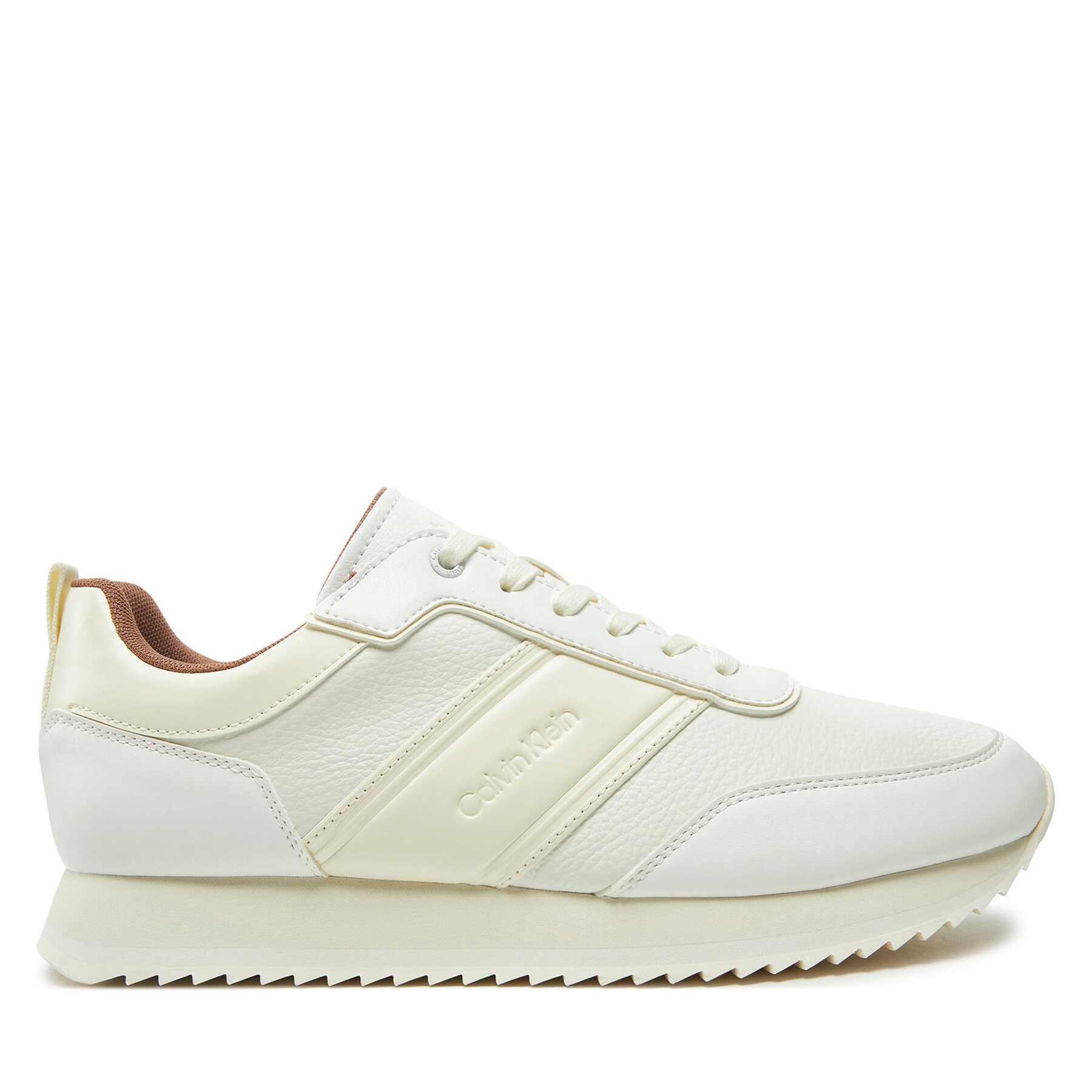 Sneakers Calvin Klein Low Top Lace Up Logo Lth HM0HM01654 Weiß Sneakers Calvin Klein Low Top Lace Up Logo Lth HM0HM01654 Weiß von Calvin Klein