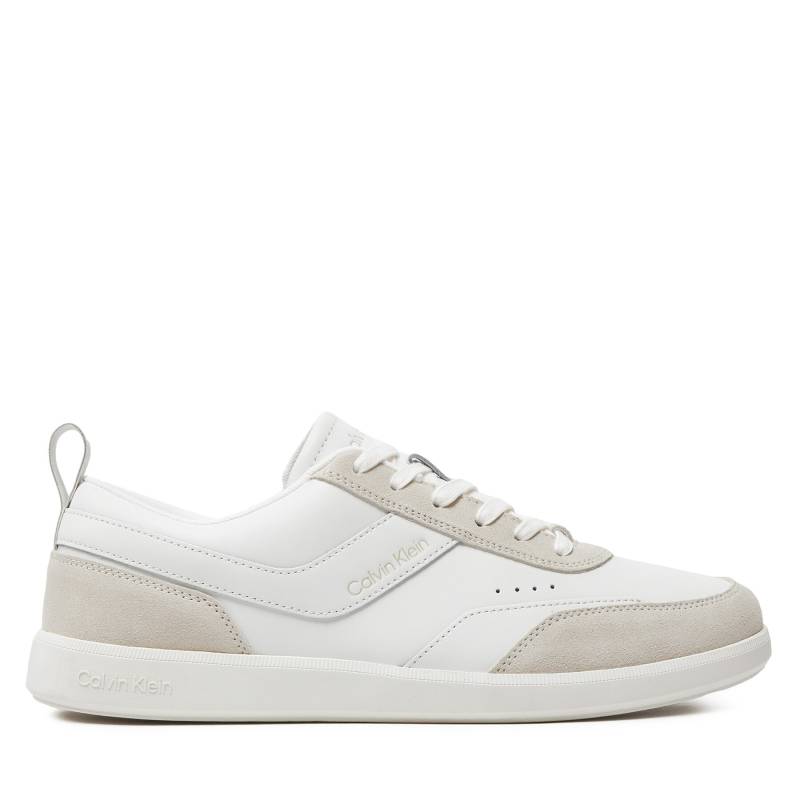 Sneakers Calvin Klein Low Top Lace Up Lth Mix HM0HM00851 Weiß von Calvin Klein