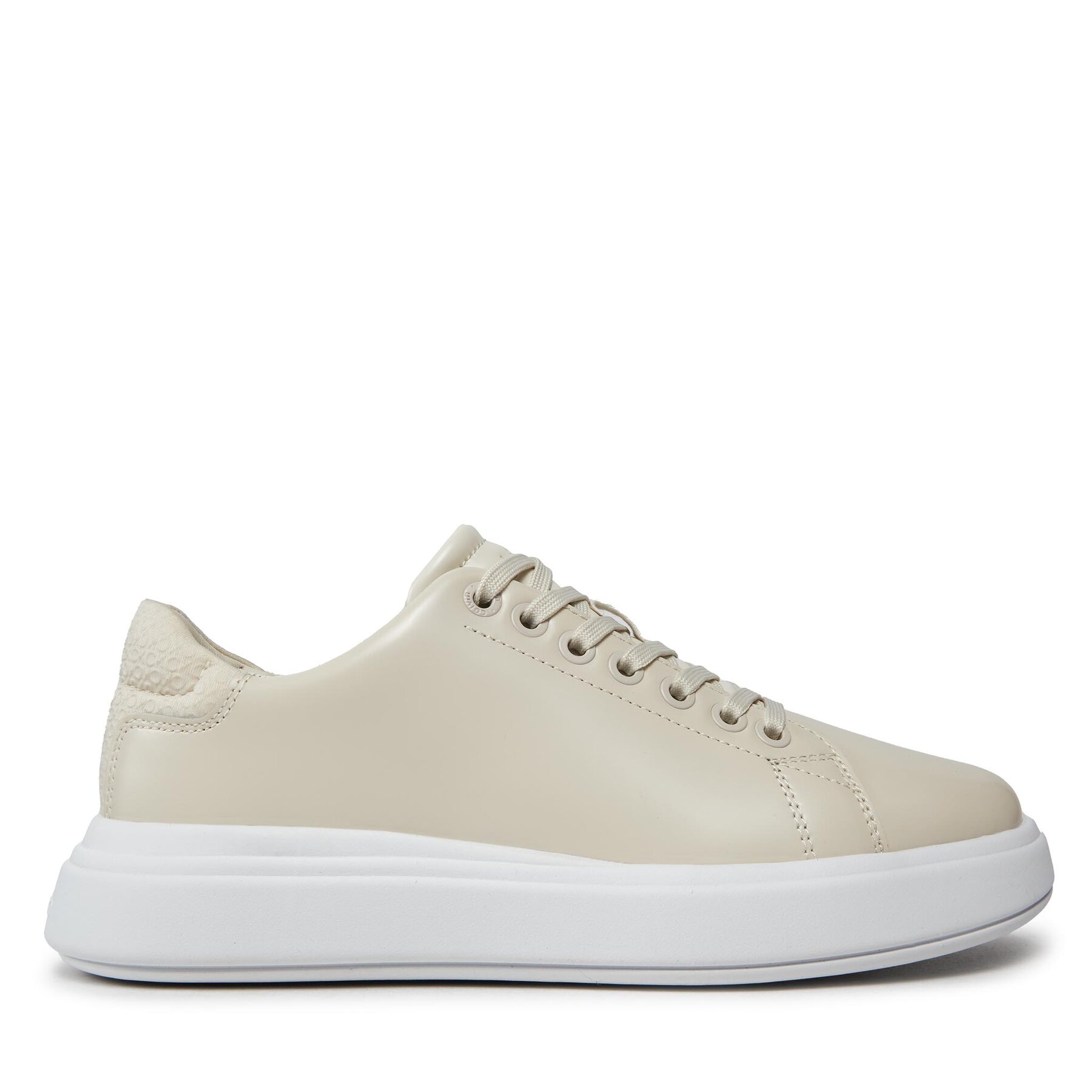 Sneakers Calvin Klein Raised Cup Lace Up Nano Mono Bt HW0HW01878 Beige von Calvin Klein