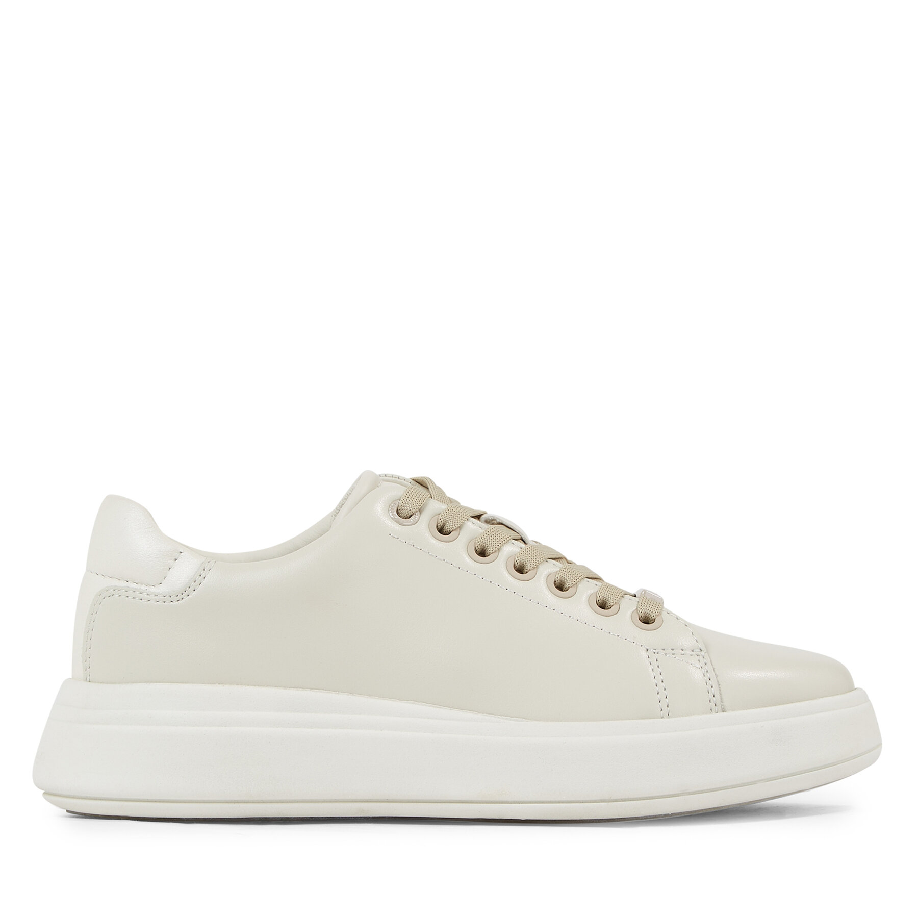 Sneakers Calvin Klein Raised Cupsole Lace Up HW0HW01668 Beige von Calvin Klein