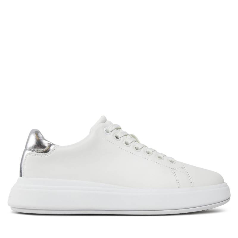 Sneakers Calvin Klein Raised Cupsole Lace Up Lth Bt HW0HW02005 Weiß von Calvin Klein