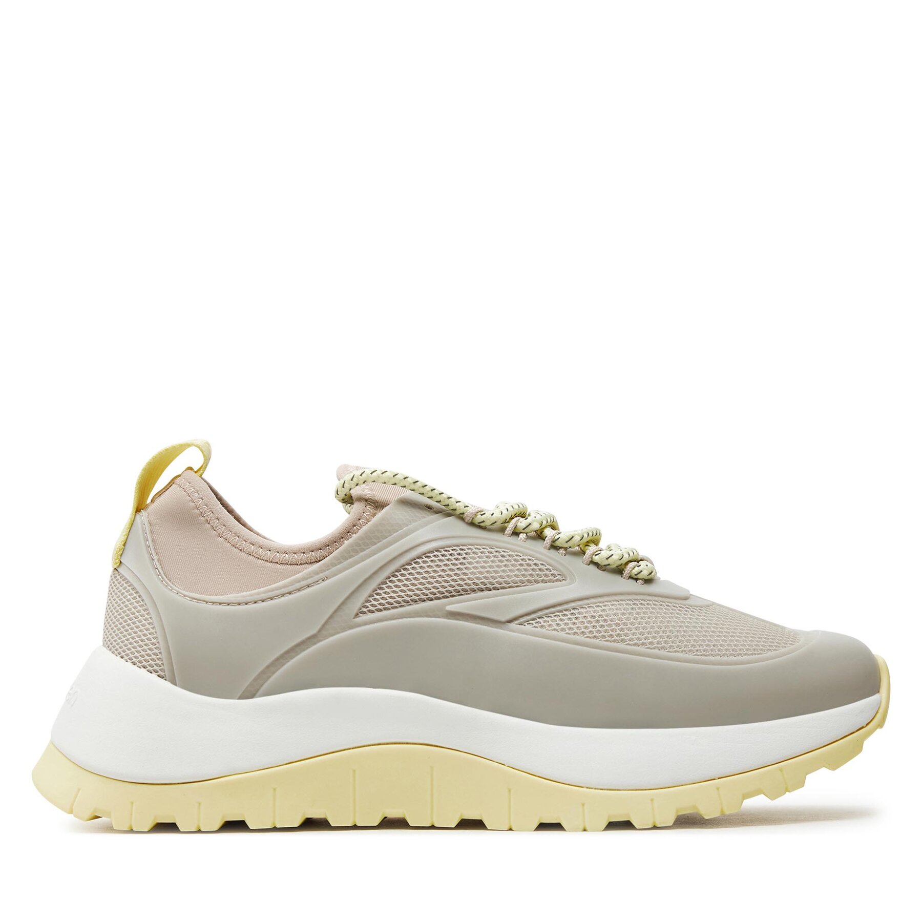 Sneakers Calvin Klein Runner Lace Up Caging HW0HW01900 Beige von Calvin Klein