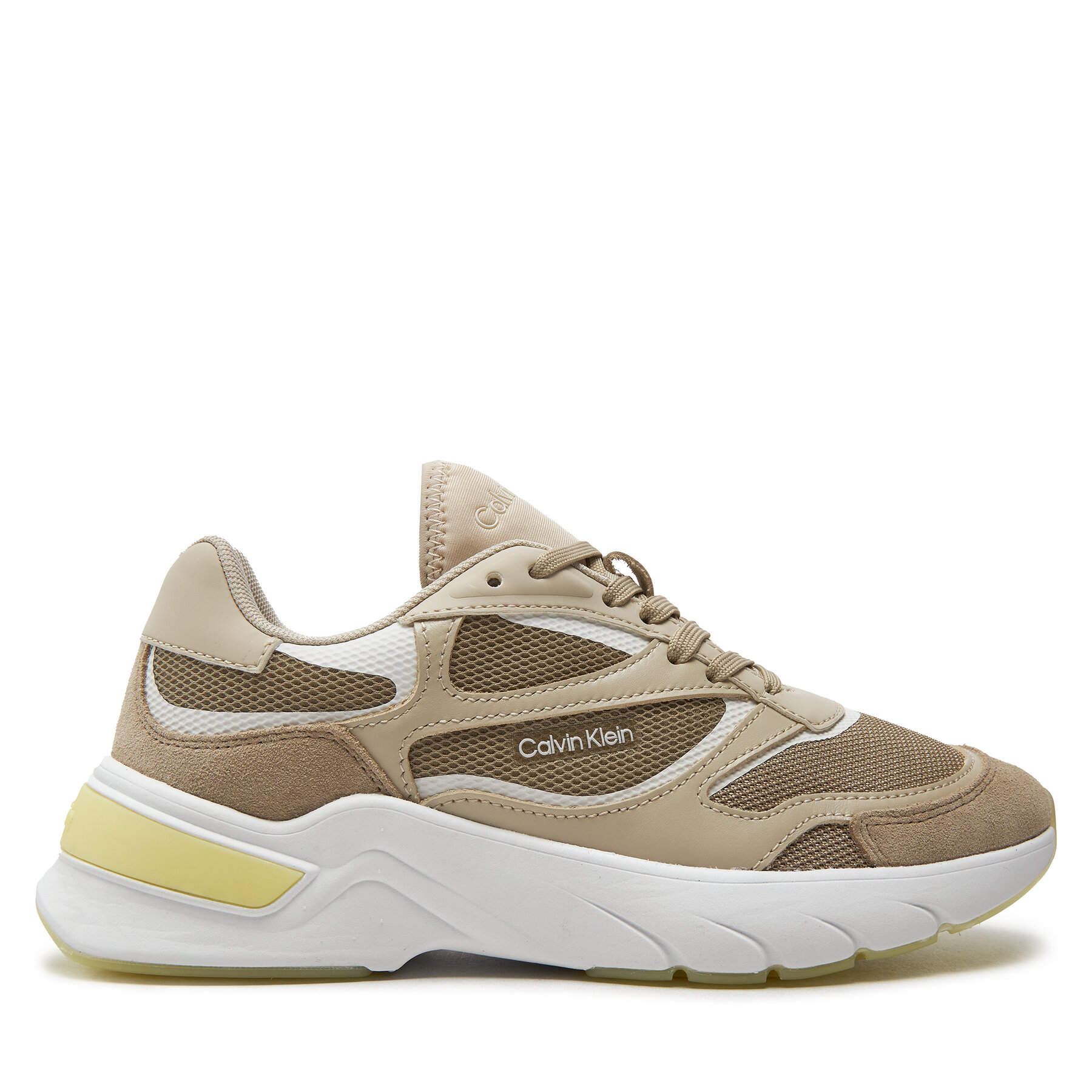 Sneakers Calvin Klein Runner Lace Up Mesh Mix HW0HW01904 Braun Sneakers Calvin Klein Runner Lace Up Mesh Mix HW0HW01904 Braun von Calvin Klein
