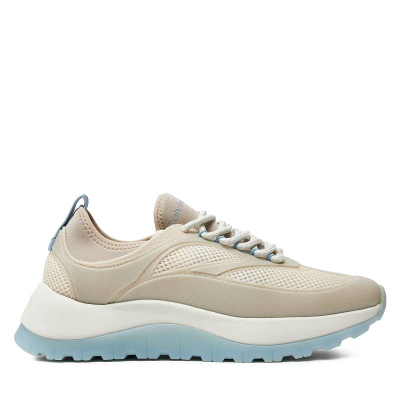 Sneakers Calvin Klein Runner Lace Up Pearl Mix M HW0HW02079 Beige von Calvin Klein