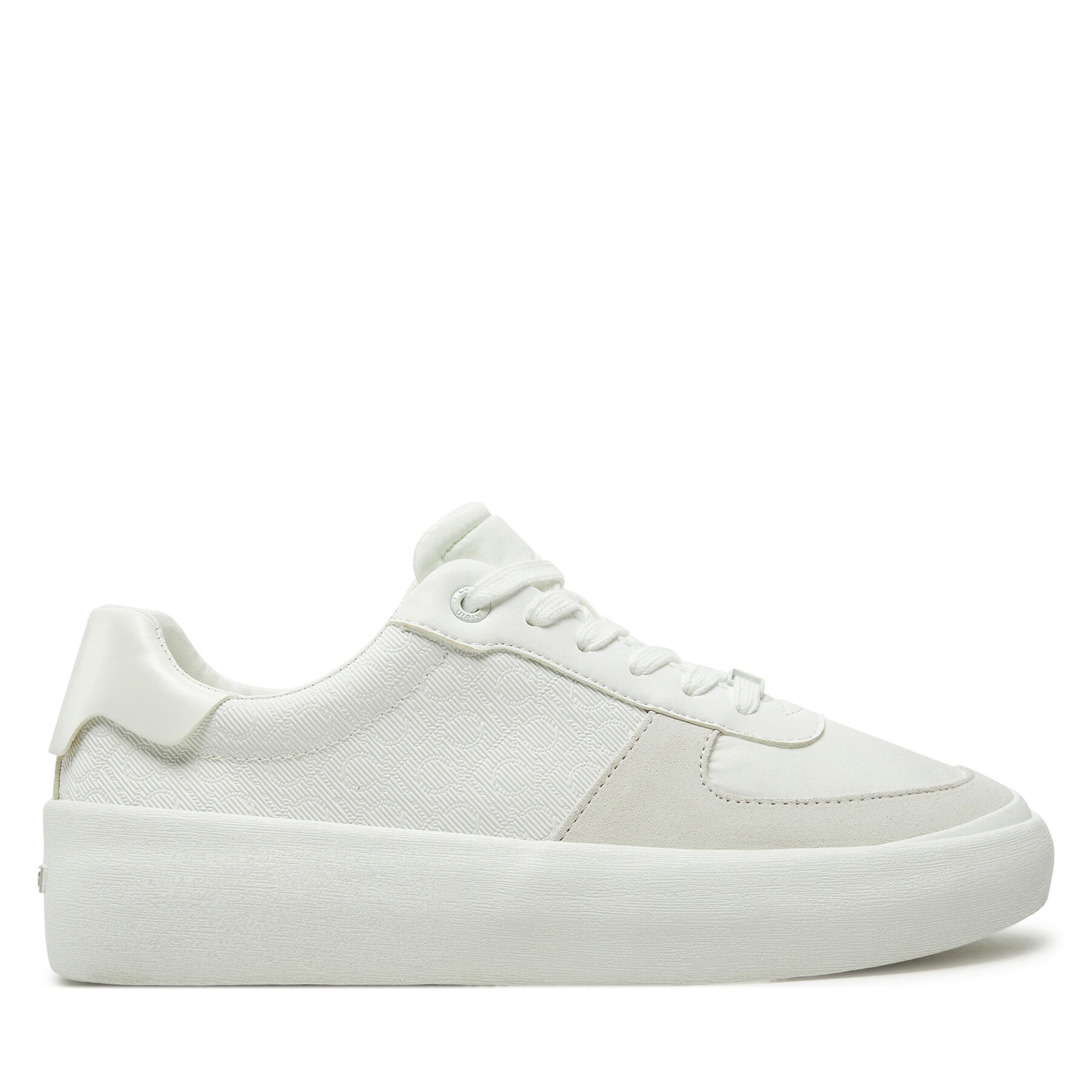 Sneakers Calvin Klein Vulc Lace Up - Mono HW0HW02293 Weiß von Calvin Klein