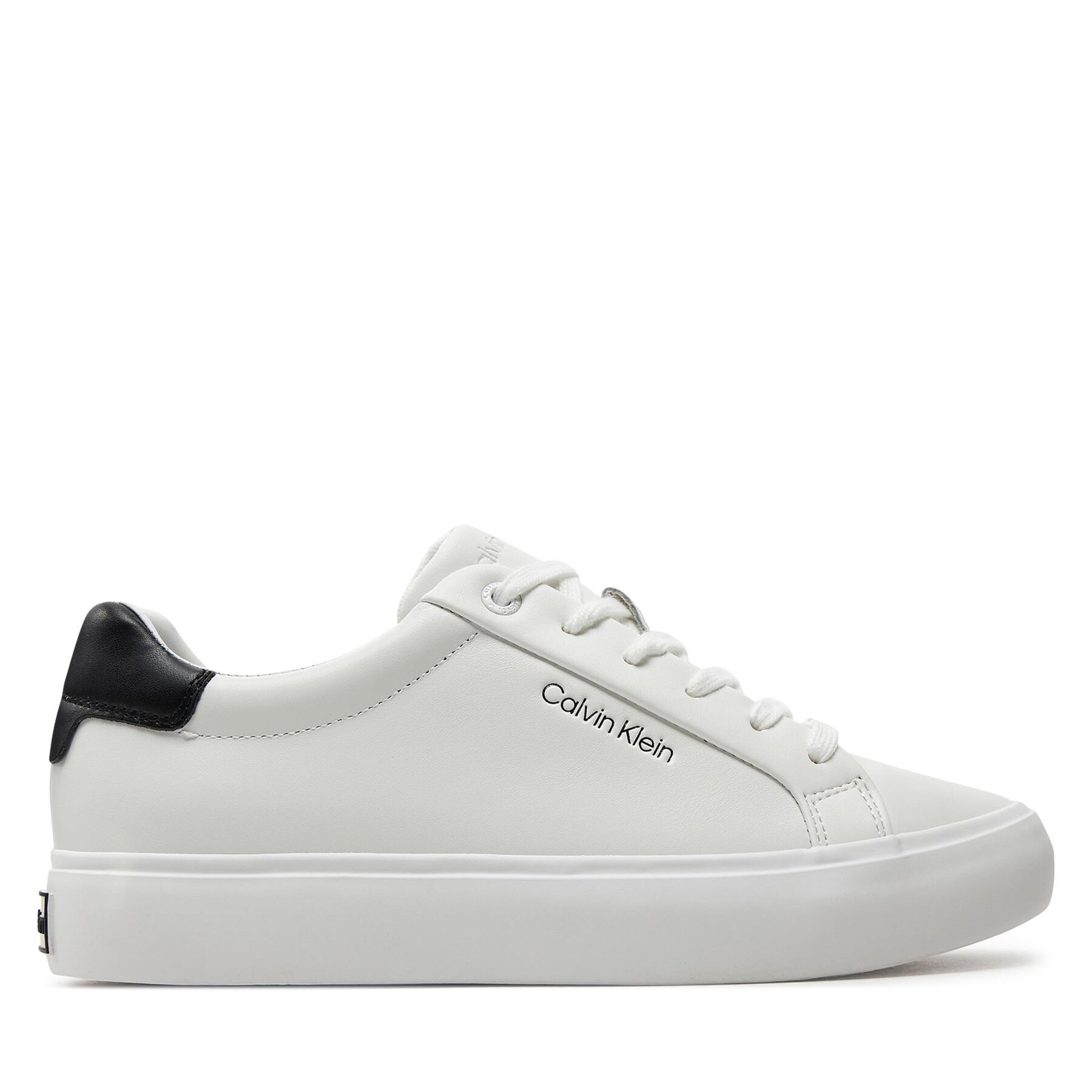 Sneakers Calvin Klein Vulcanized Lace Up Lth HW0HW02037 Weiß von Calvin Klein