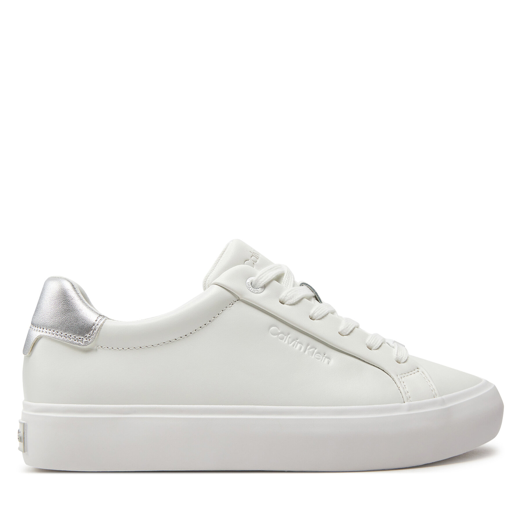 Sneakers Calvin Klein Vulcanized Lace Up Lth HW0HW02134 Weiß von Calvin Klein