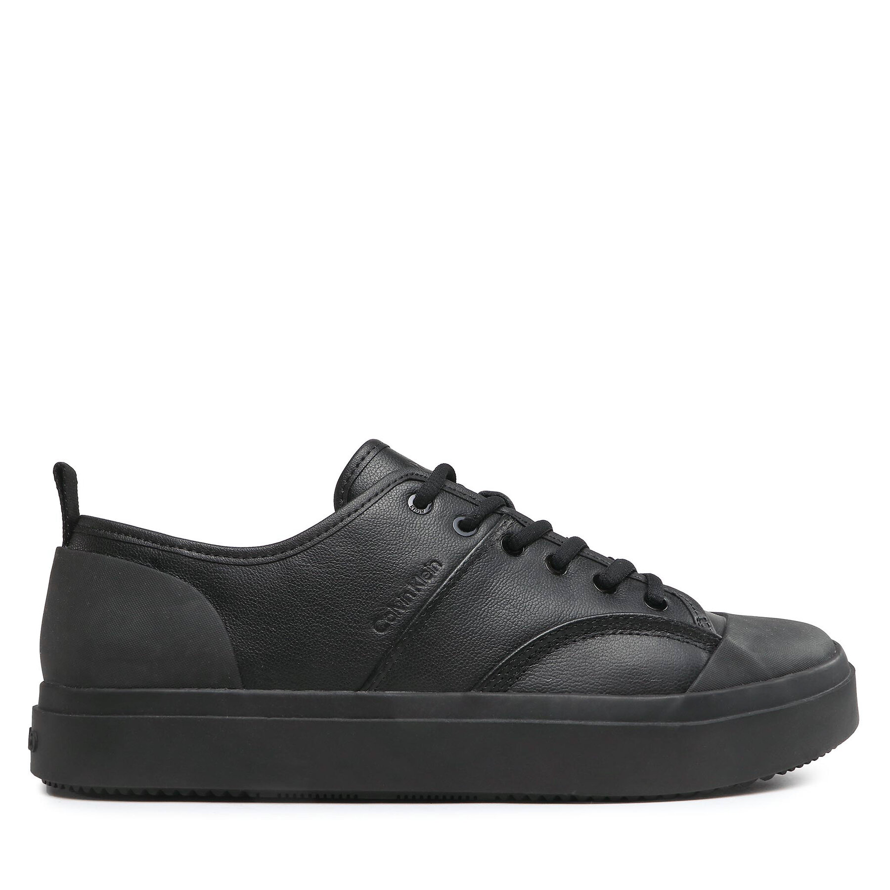 Sneakers aus Stoff Calvin Klein Low Top Lace Up Lth HM0HM01045 Schwarz von Calvin Klein