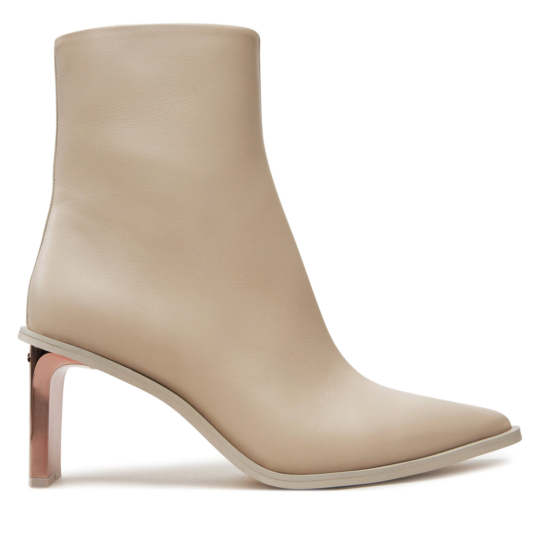 Stiefeletten Calvin Klein Ankle Boot 70 Lth HW0HW02092 Beige von Calvin Klein