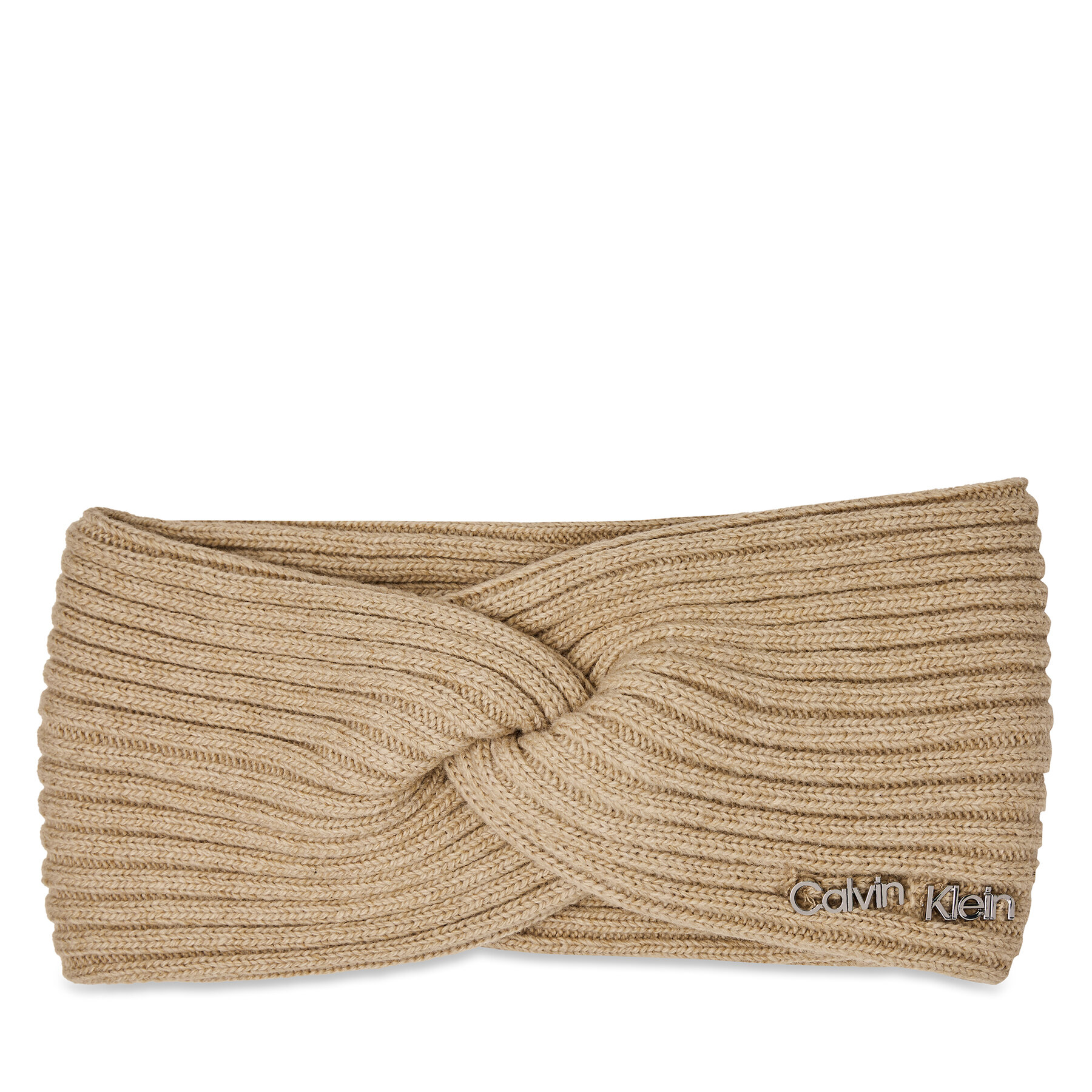 Stirnband Calvin Klein Ck Must Logo Twisted Headband K60K611400 Grau von Calvin Klein