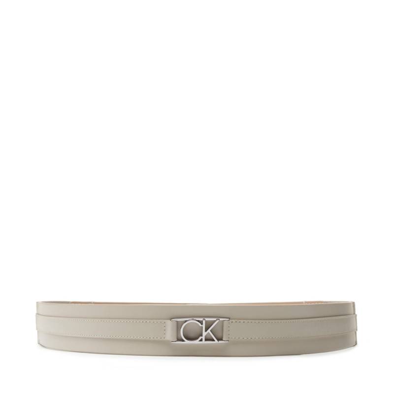 Taillengürtel Calvin Klein Re-Lock 4Cm Belt K60K610500 Beige von Calvin Klein