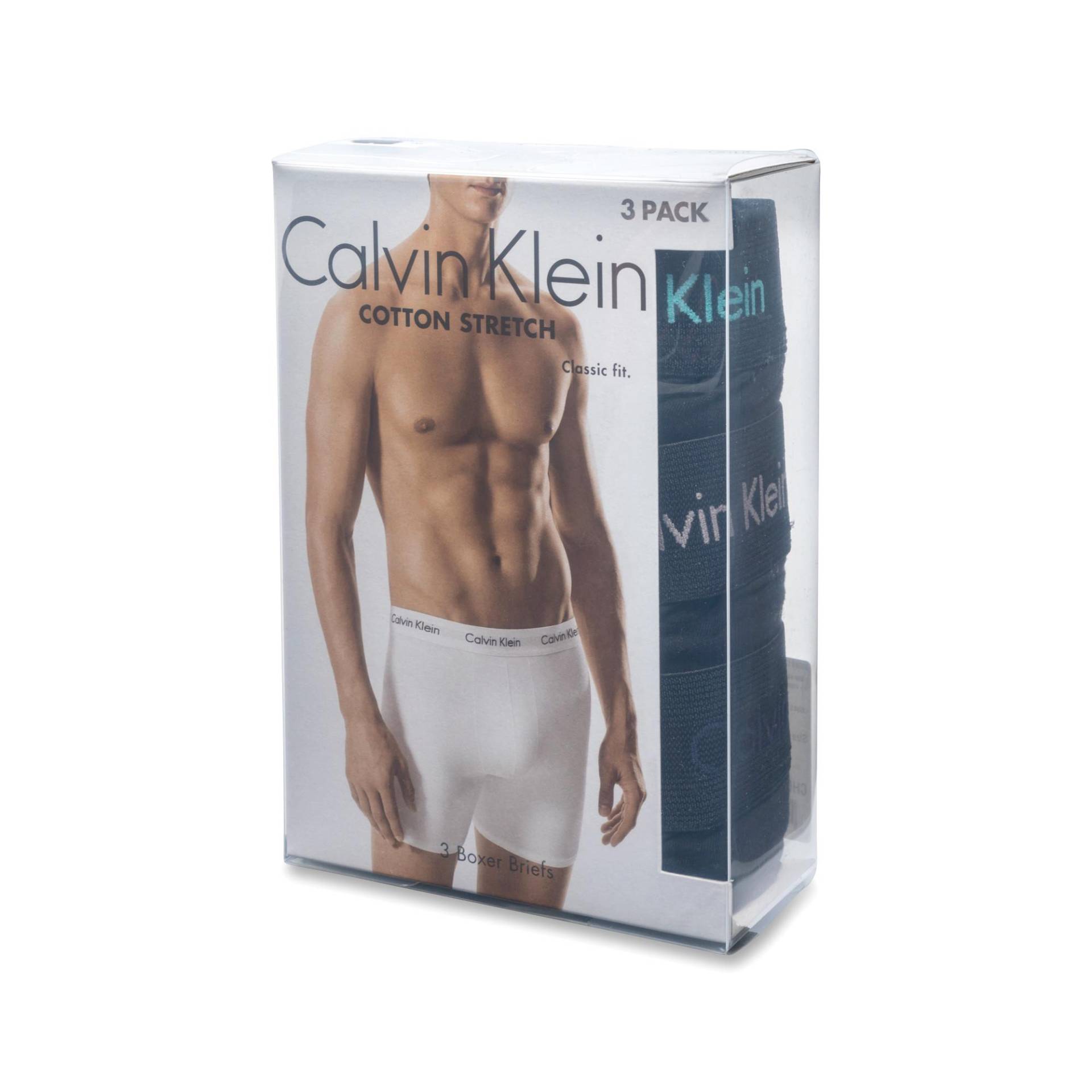 Triopack, Pantys Herren Schwarz-Bunt L von Calvin Klein