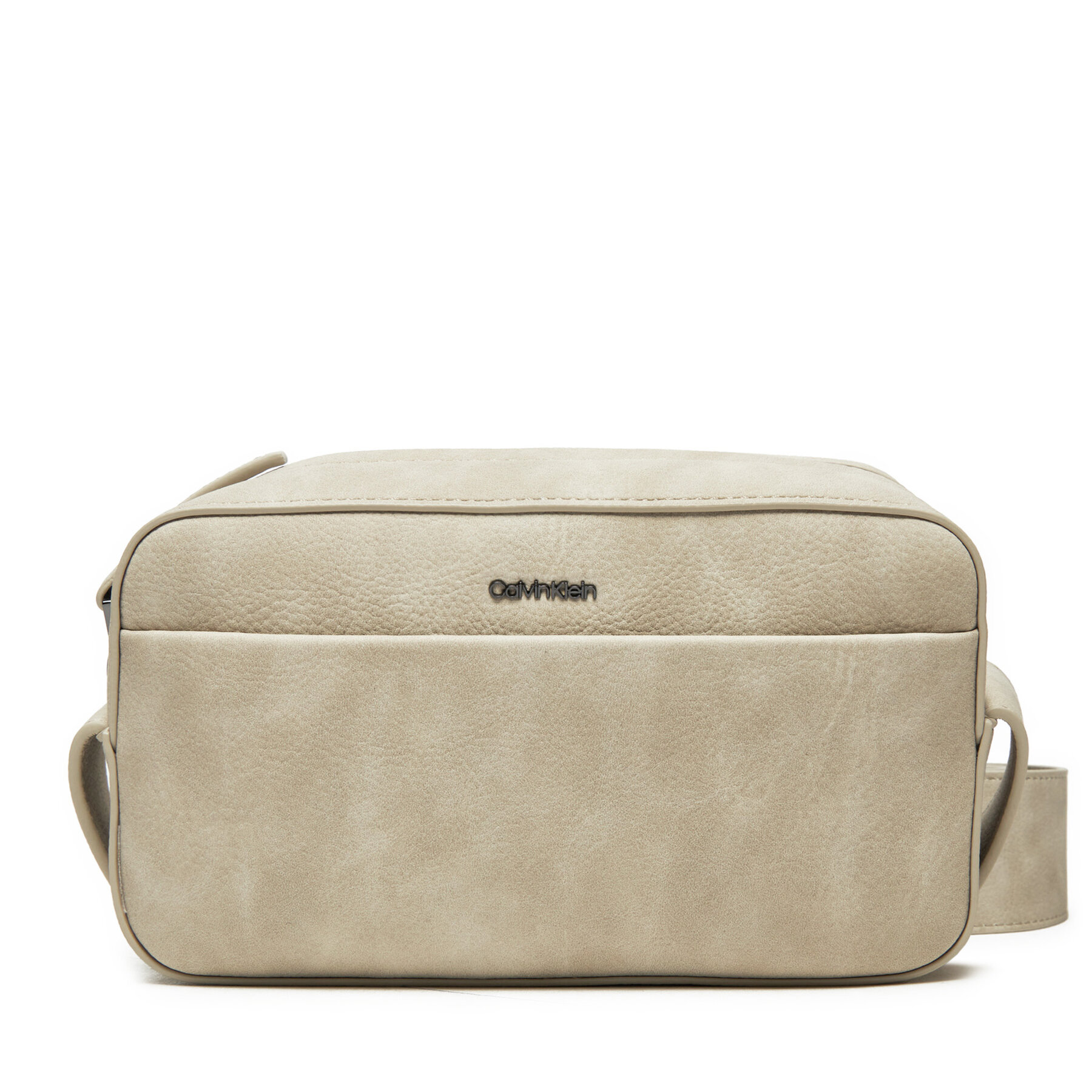 Umhängetasche Calvin Klein Ck Refined Camera Bag Nubuck K50K512748 Beige von Calvin Klein