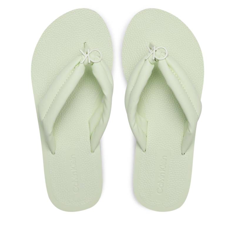 Zehentrenner Calvin Klein Flatform Flip Flop W/Hw HW0HW01503 Grün von Calvin Klein