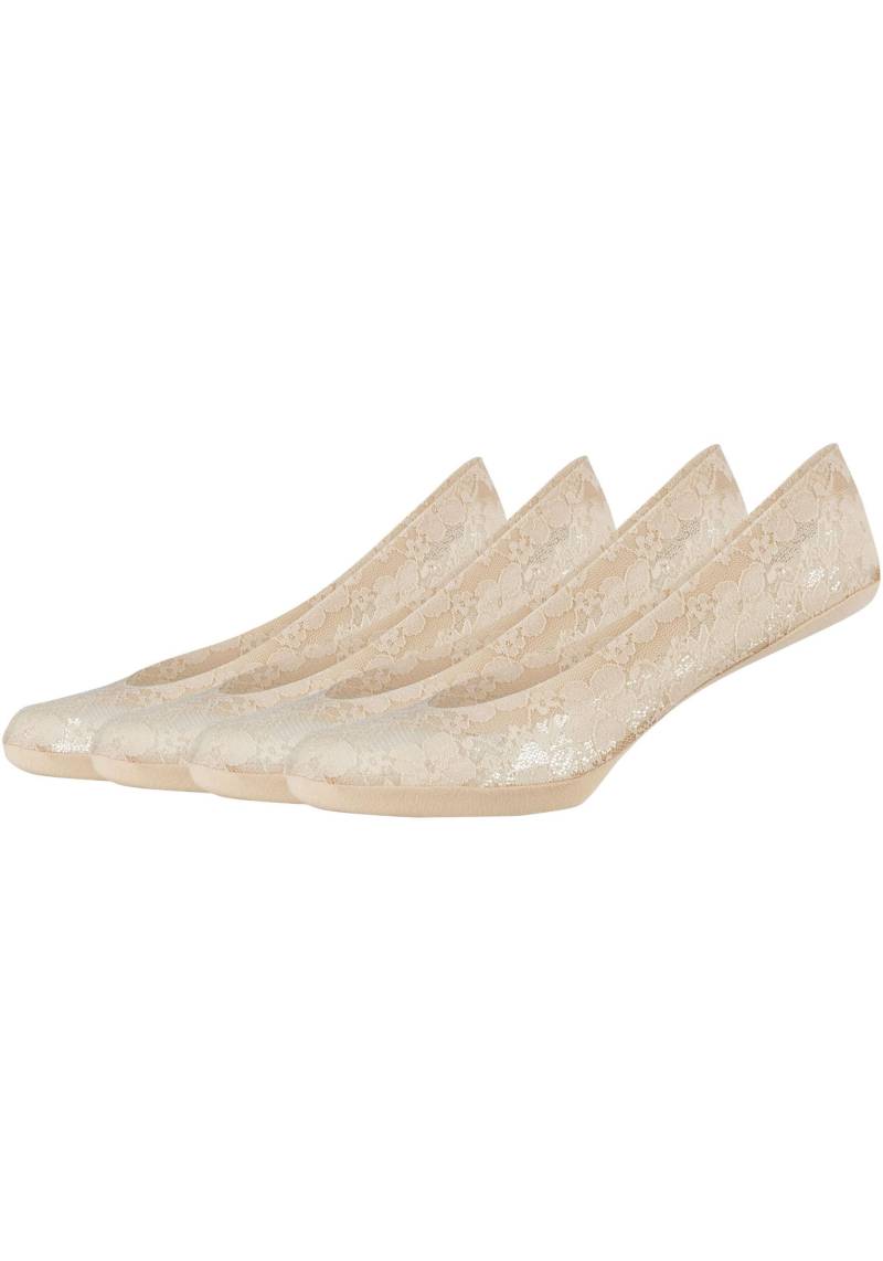 Camano Füsslinge »comfort«, (4er Pack), mit zarter Spitze gefertigt von Camano