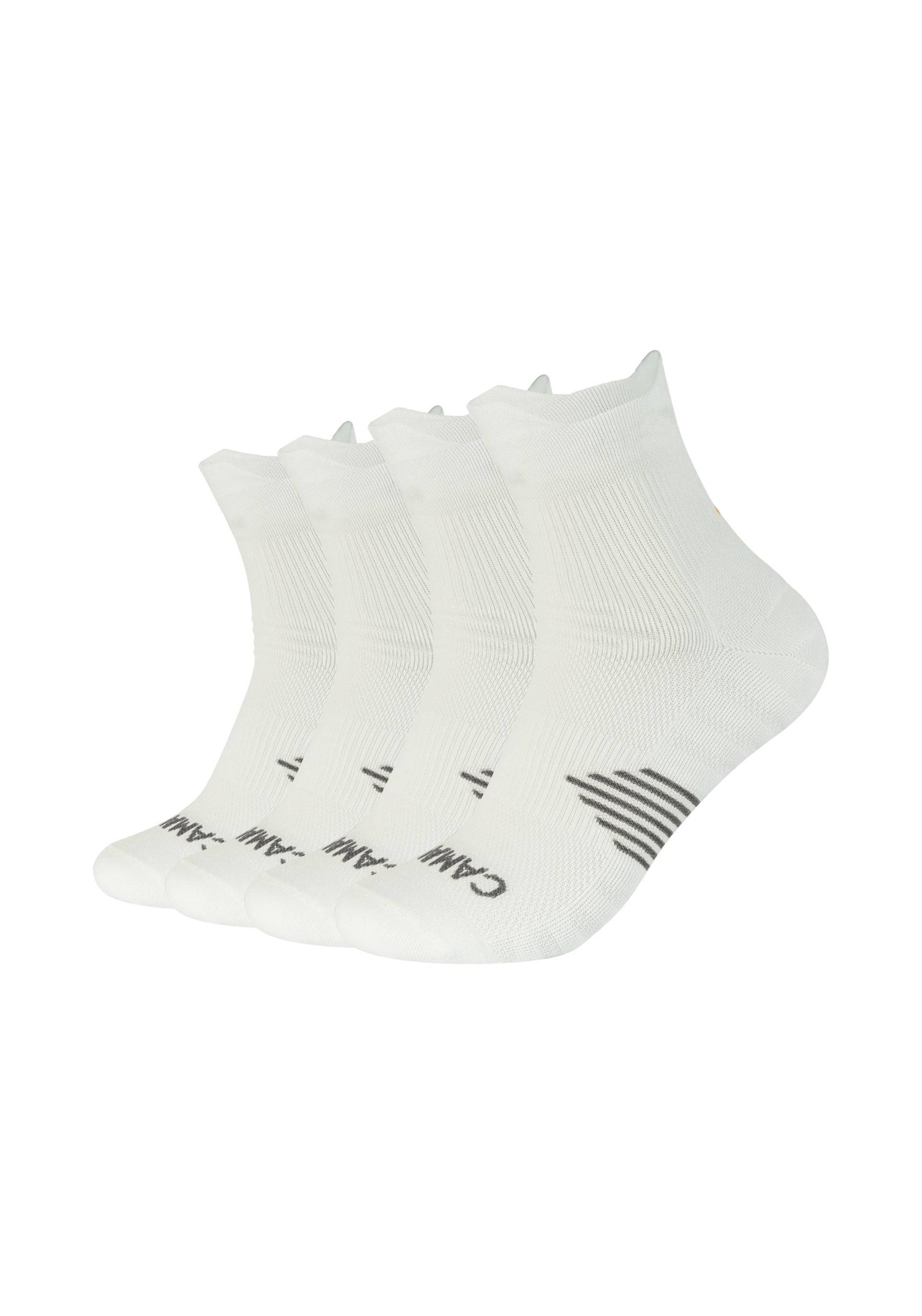 Camano Kurzsocken, (4er Pack), Performance Socks, Fussgewölbe-Stütze, gepolsterte Sohle von Camano