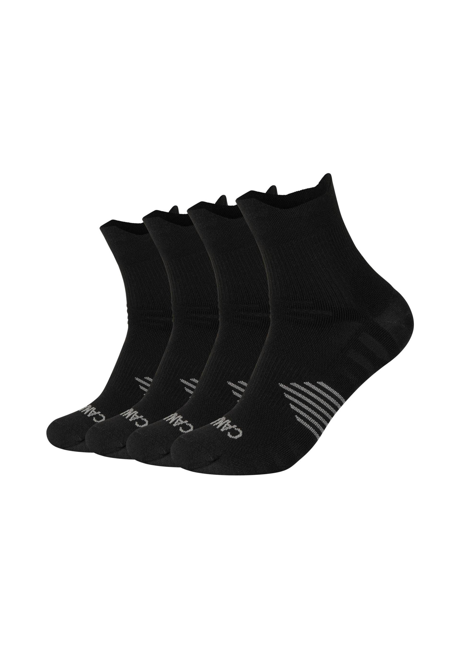 Camano Kurzsocken »function«, (4er Pack), Performance Socks, Fussgewölbe-Stütze, gepolsterte Sohle von Camano