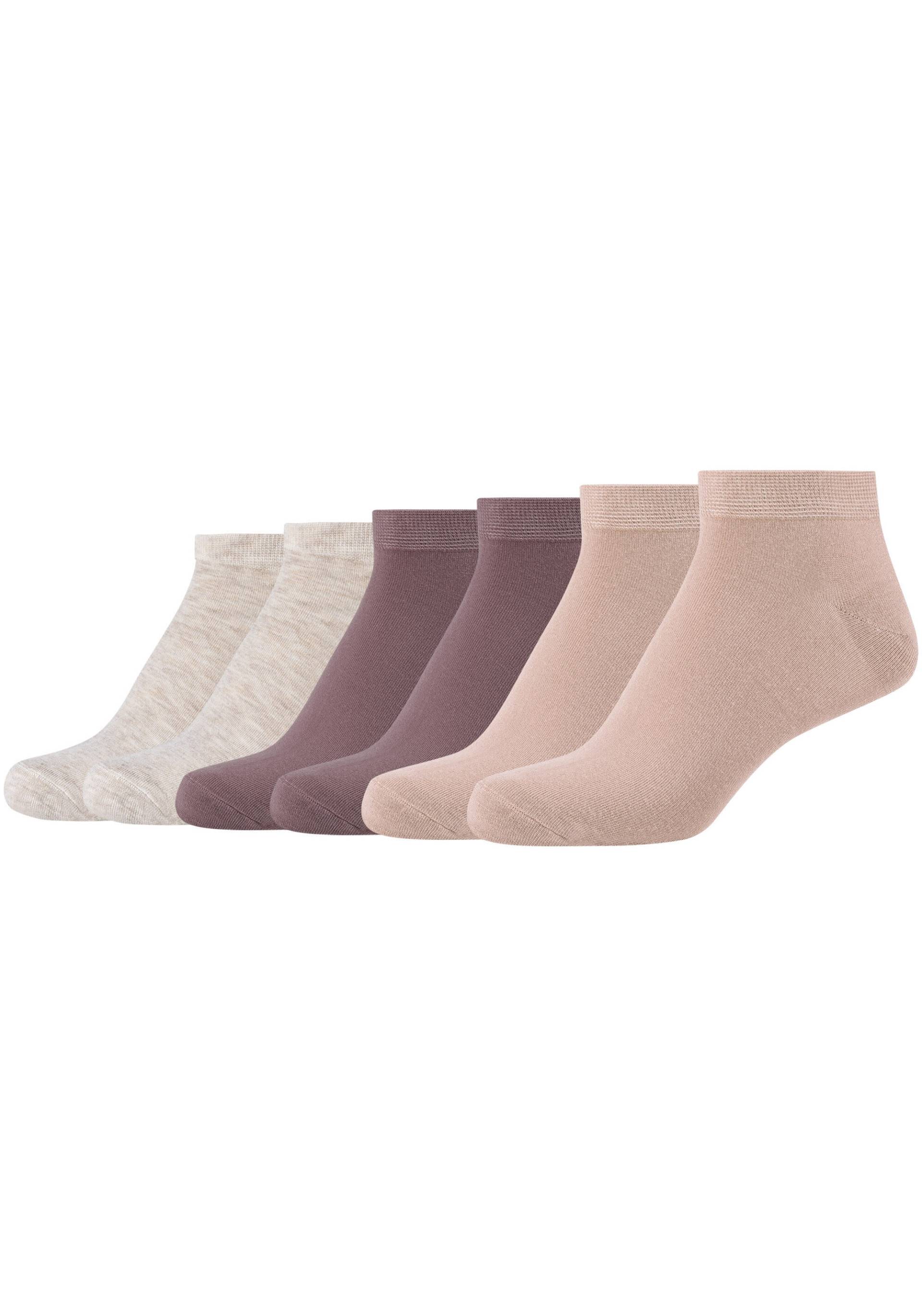 Camano Kurzsocken »silky touch«, (6er Pack), mit hautfreundlichem Gewebe