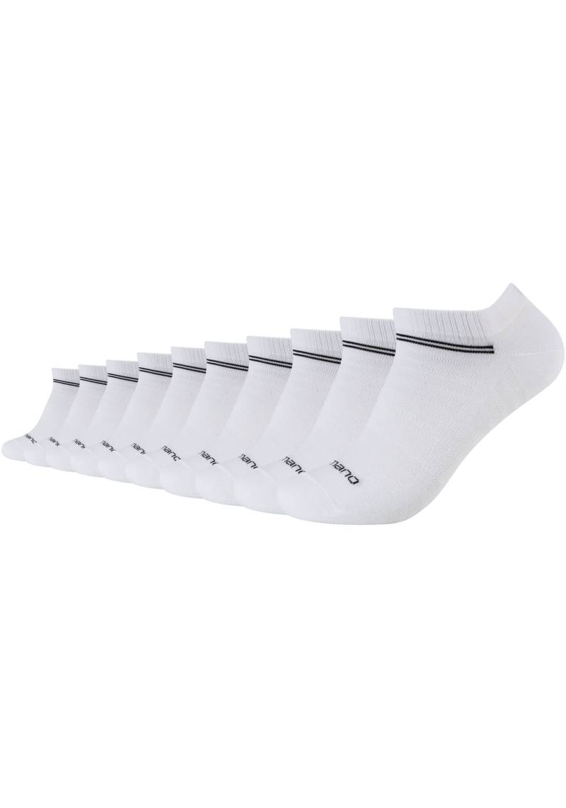 Camano Kurzsocken »mesh ventilation«, (10er Pack), mit modischen Streifenmustern von Camano