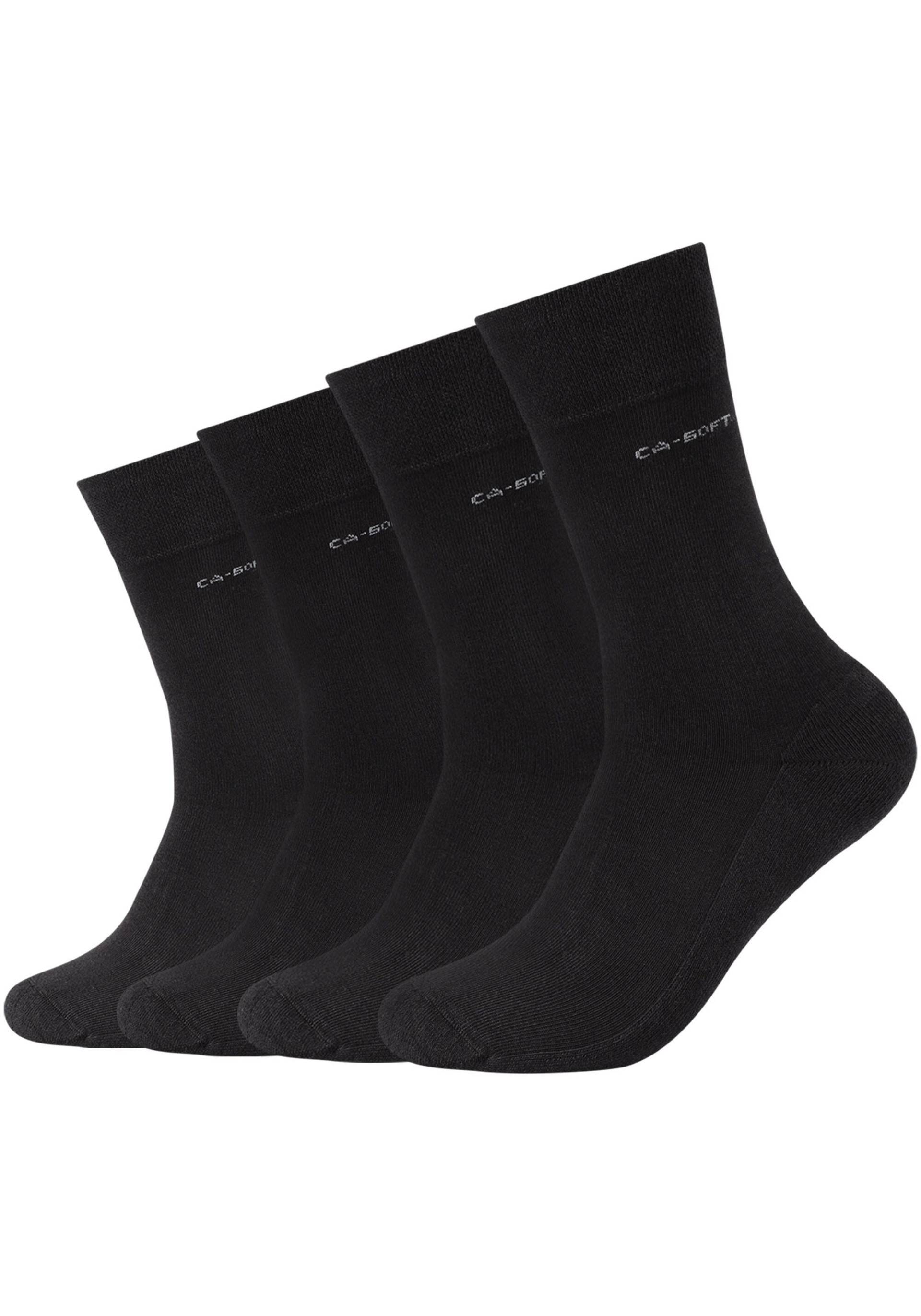 Camano Langsocken, (4er Pack), mit dezentem Logodruck von Camano