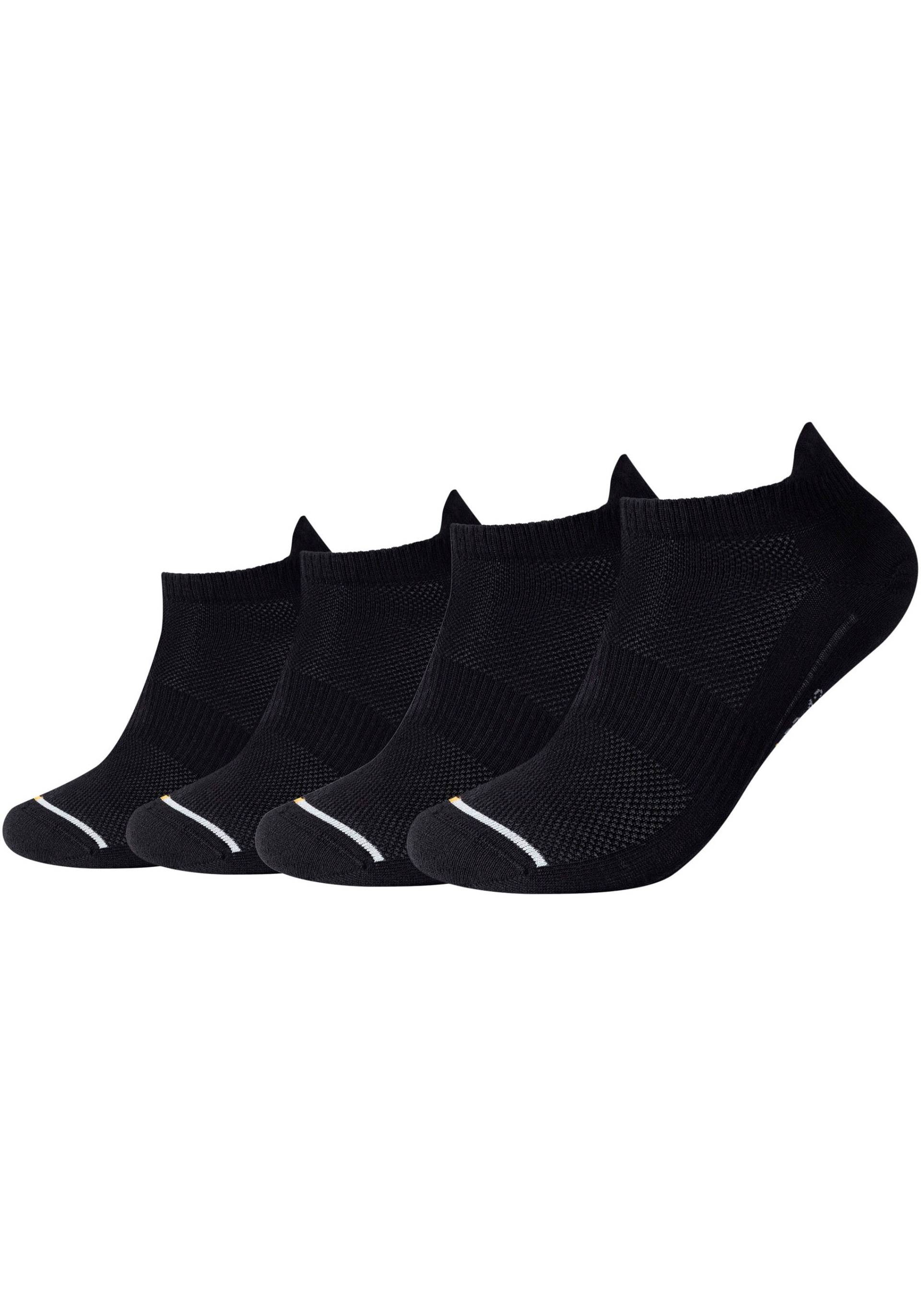 Camano Sneakersocken, (Packung, 4er-Pack), mit Micro-Plüsch an Ferse und Zehen von Camano