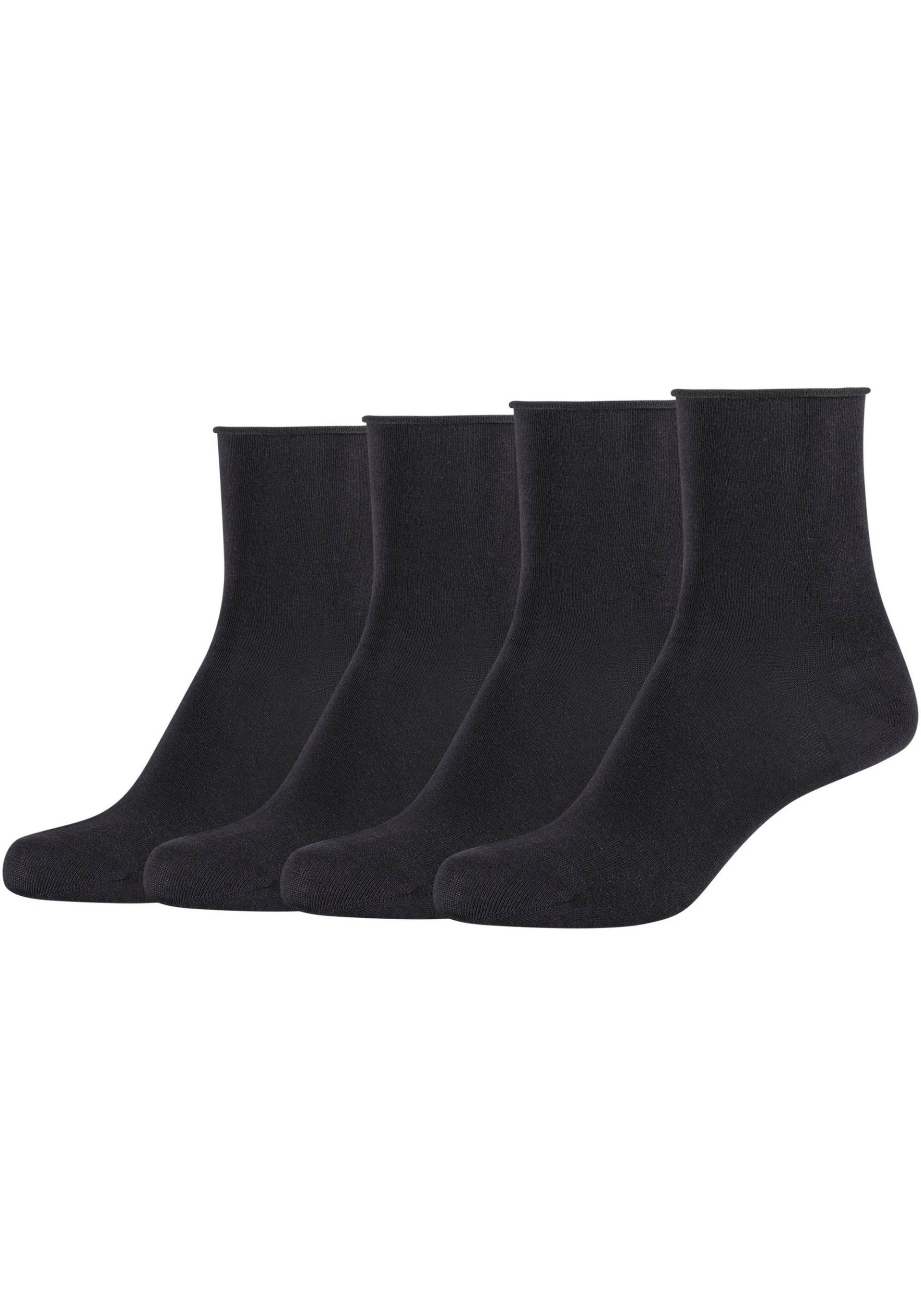 Camano Socken, (4er Pack), Mit Rollrand von Camano