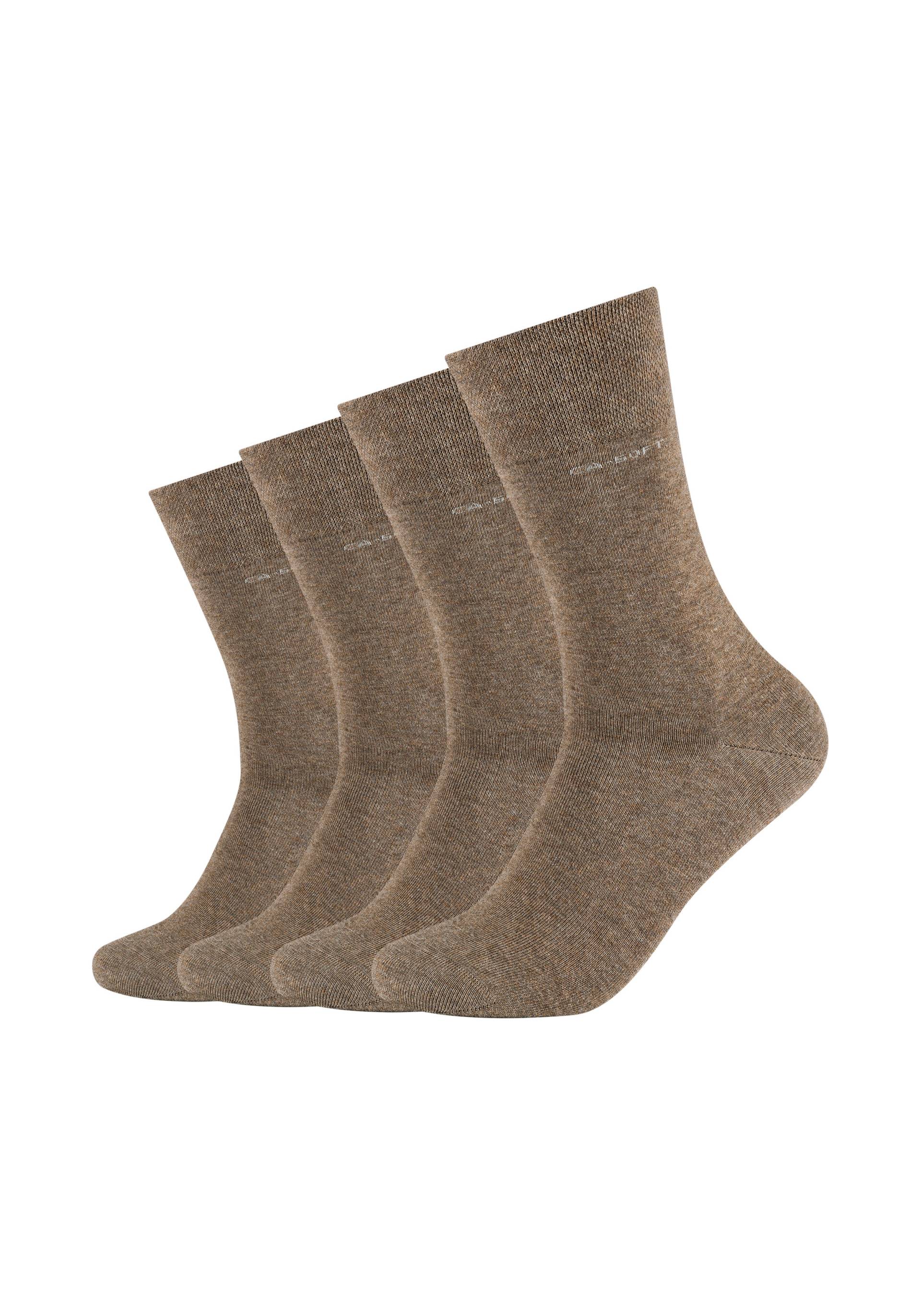 Camano Socken »ca-soft«, (4er Pack), mit verstärktem Fersen- und Zehenbereich von Camano