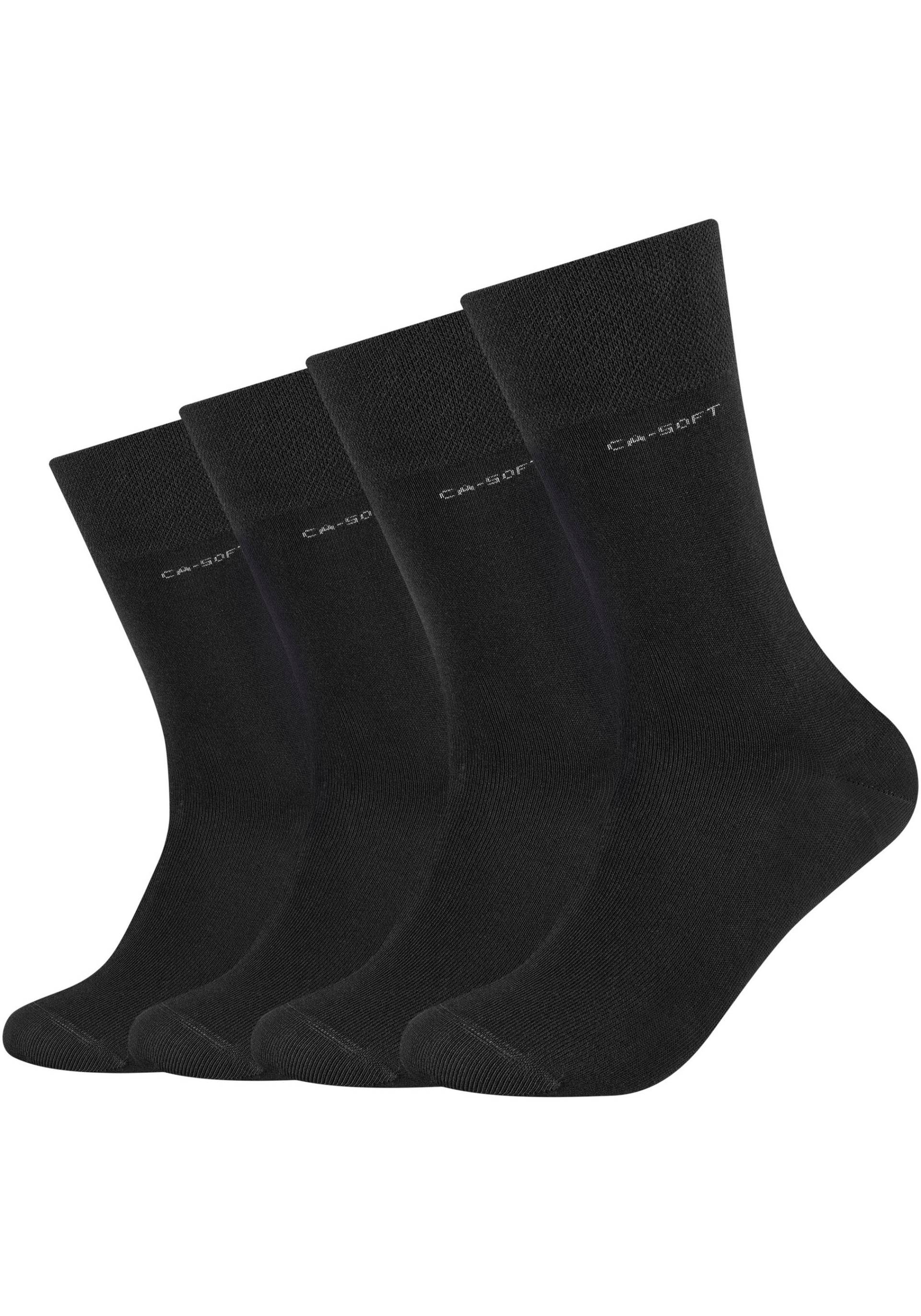 Camano Socken »ca-soft«, (4er Pack), mit verstärktem Fersen- und Zehenbereich von Camano