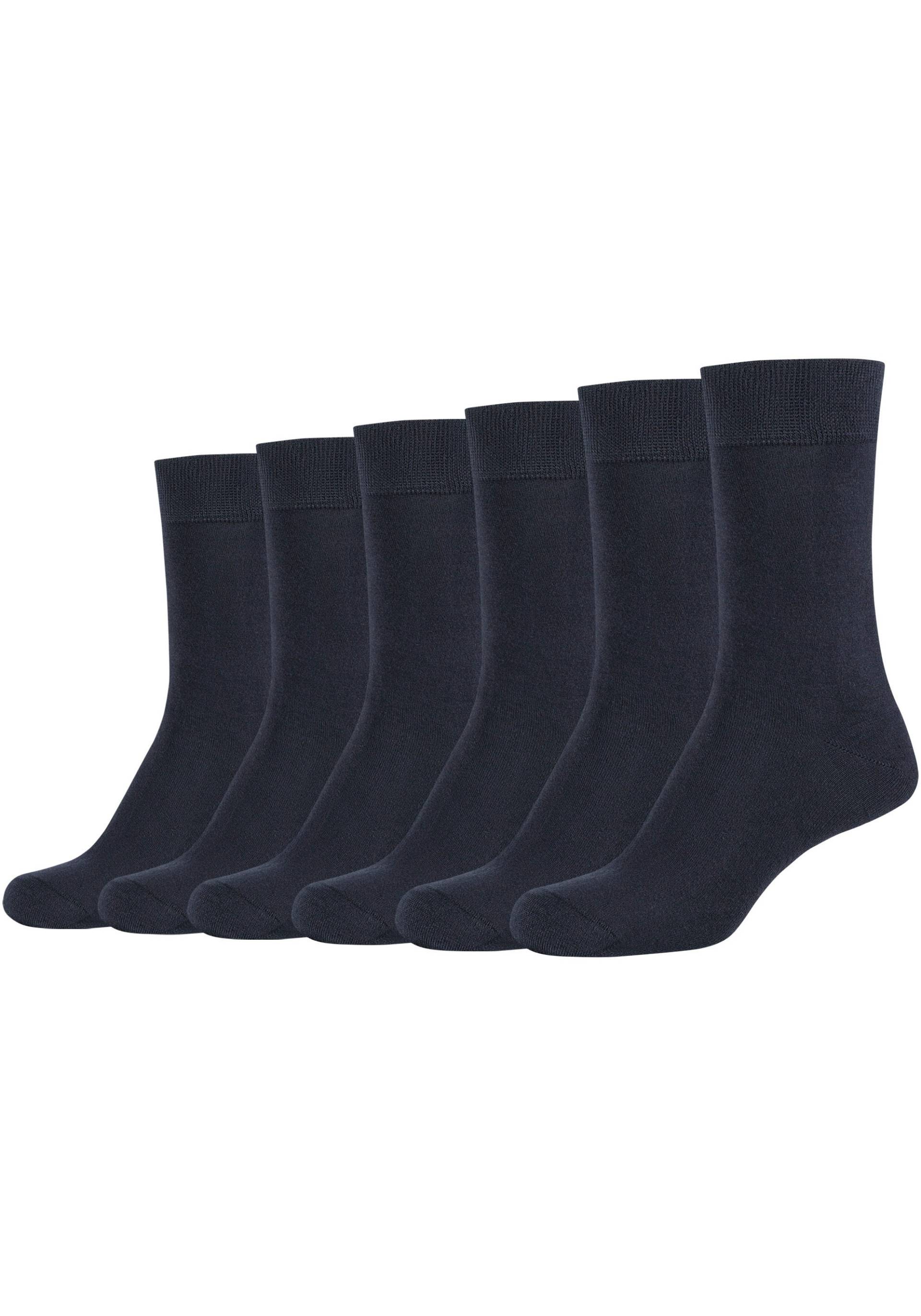 Camano Socken, (6er Pack), Mit hangekettelter Zehennaht von Camano