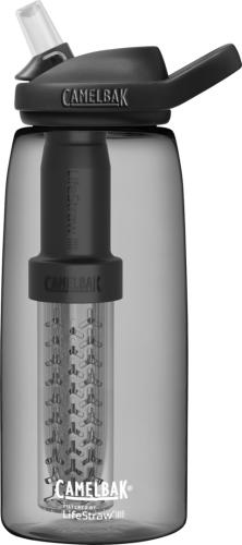 CamelBak Bottle eddy+ Lifestraw 1.0l - charcoal von CamelBak