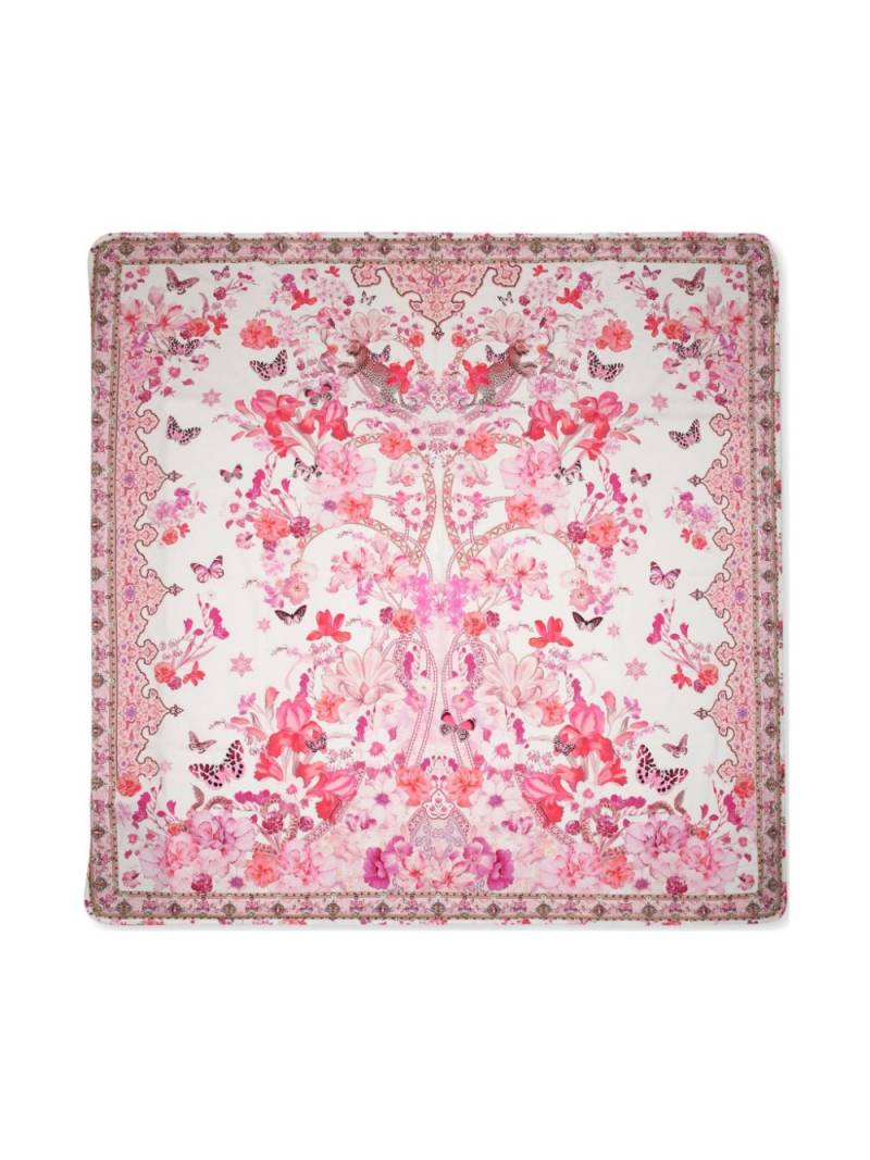 Camilla Kids The Botanical Novella blanket - White von Camilla Kids