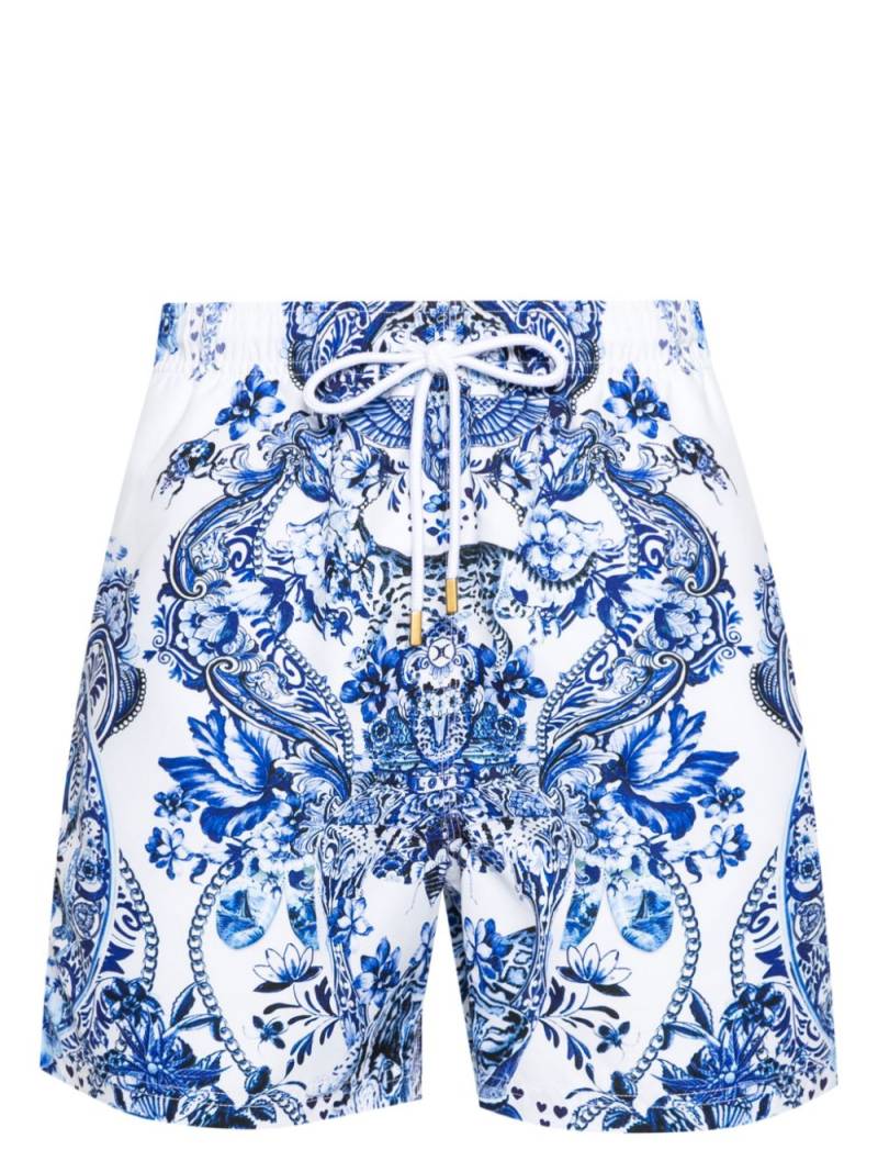 Camilla Glaze And Graze swim shorts - Blue von Camilla