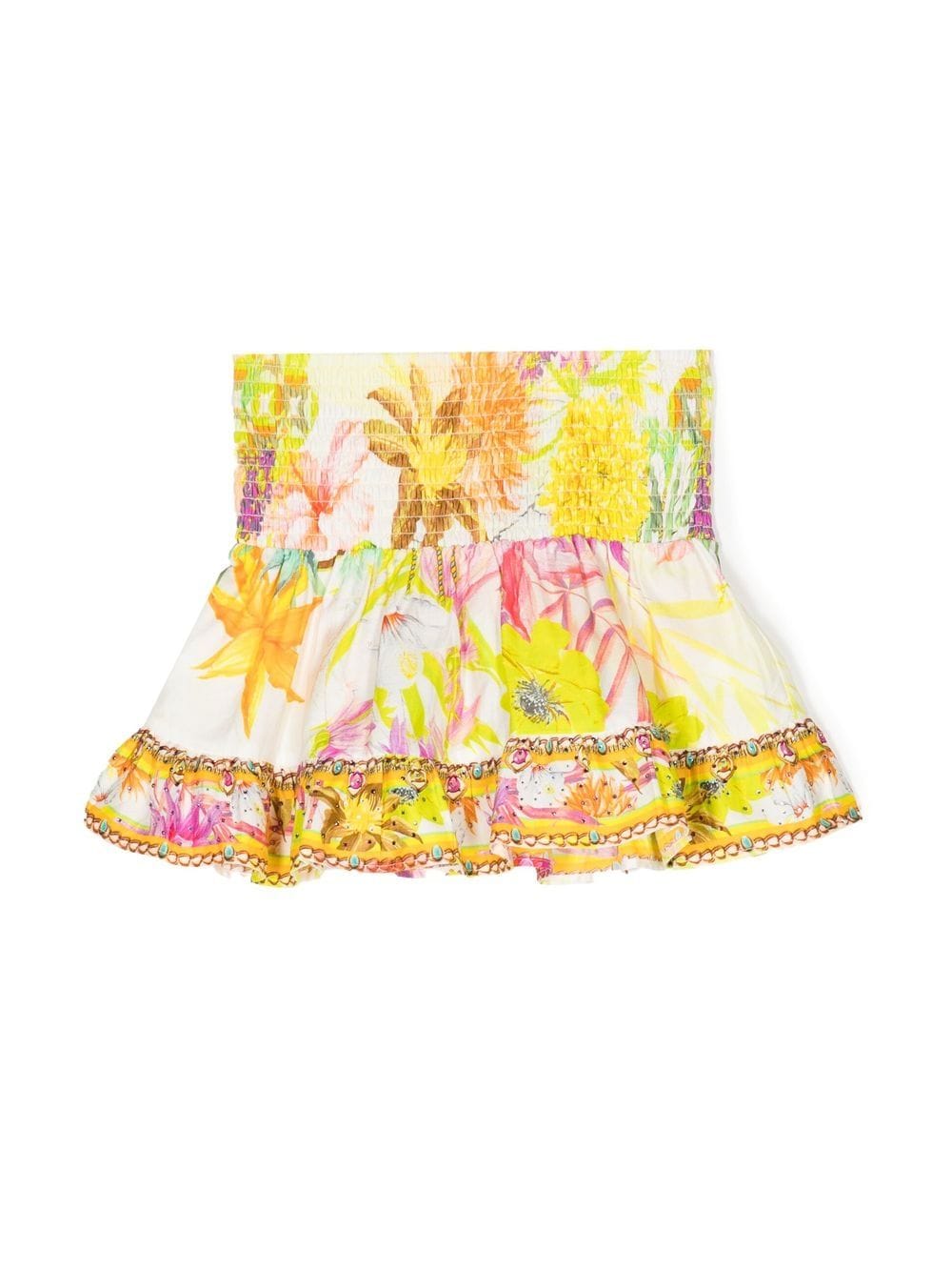 Camilla How Does Your Garden Grow Skirt - Yellow von Camilla