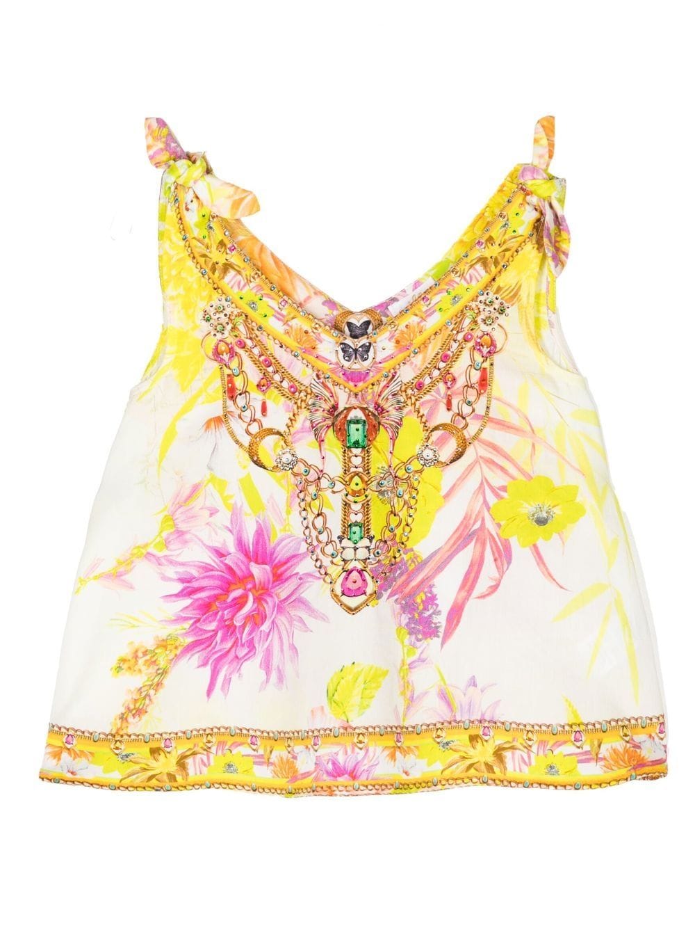 Camilla How Does Your Garden Grow Top - Yellow von Camilla