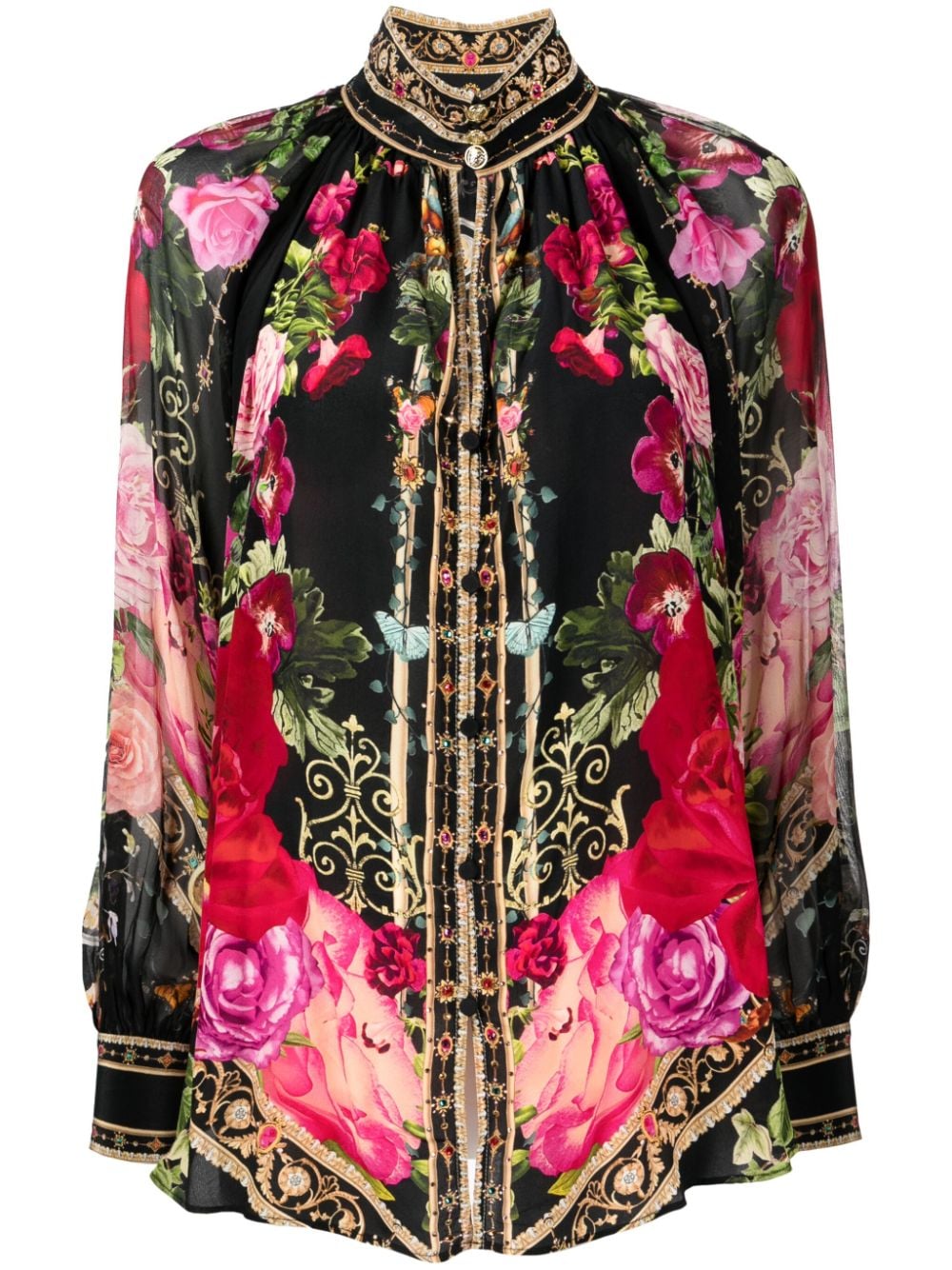 Camilla Reservation For Love silk shirt - Multicolour von Camilla