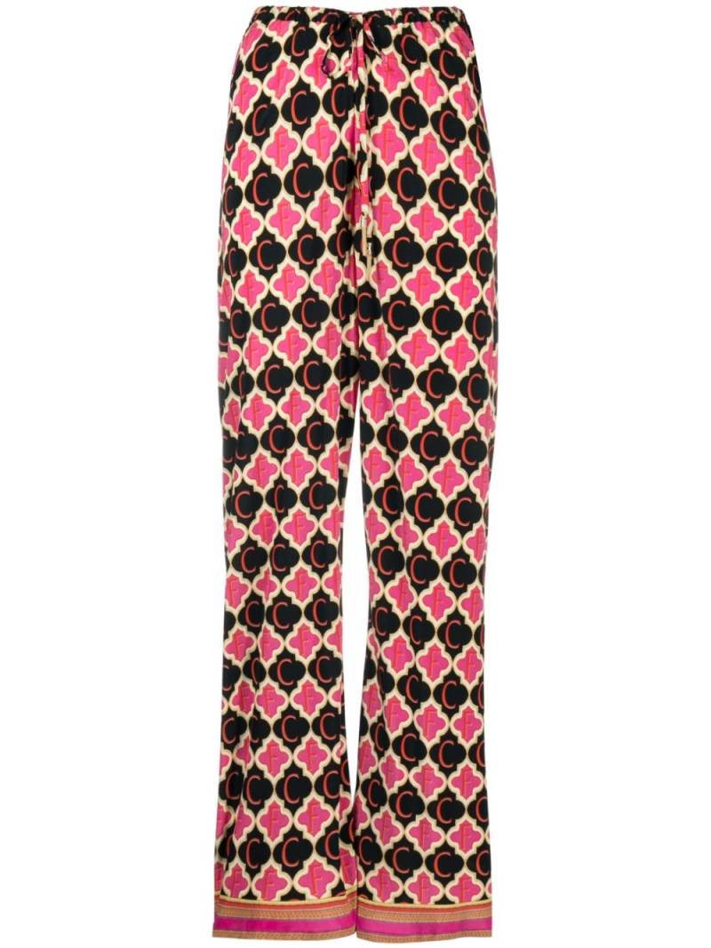 Camilla Wild & Running silk trousers - Black von Camilla