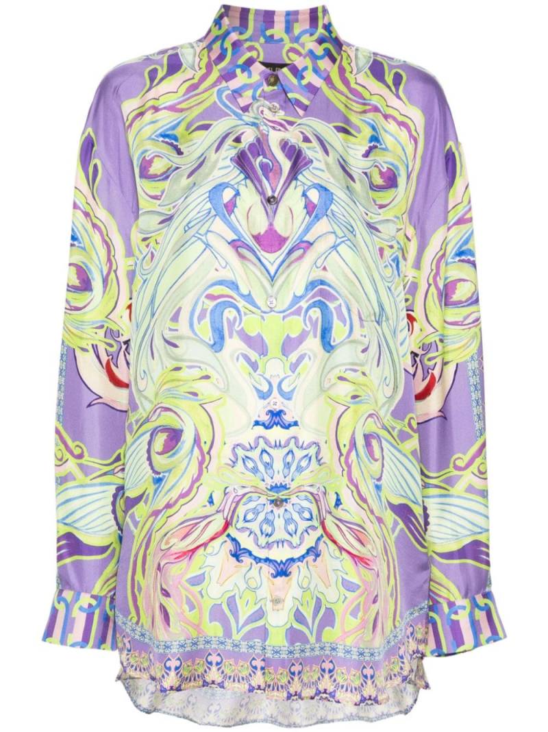 Camilla abstract silk shirt - Green von Camilla