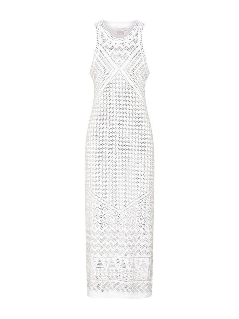 Camilla crystal-embellished jersey midi dress - White von Camilla