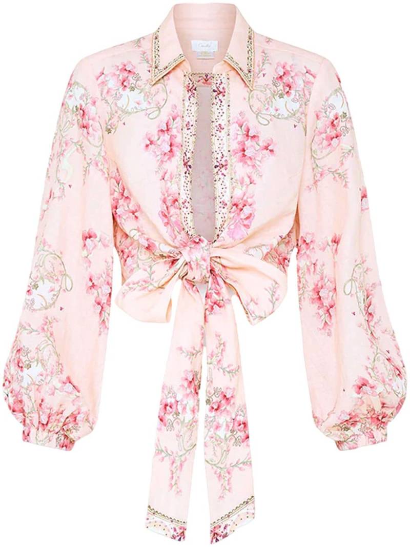 Camilla floral-print shirt - Pink von Camilla