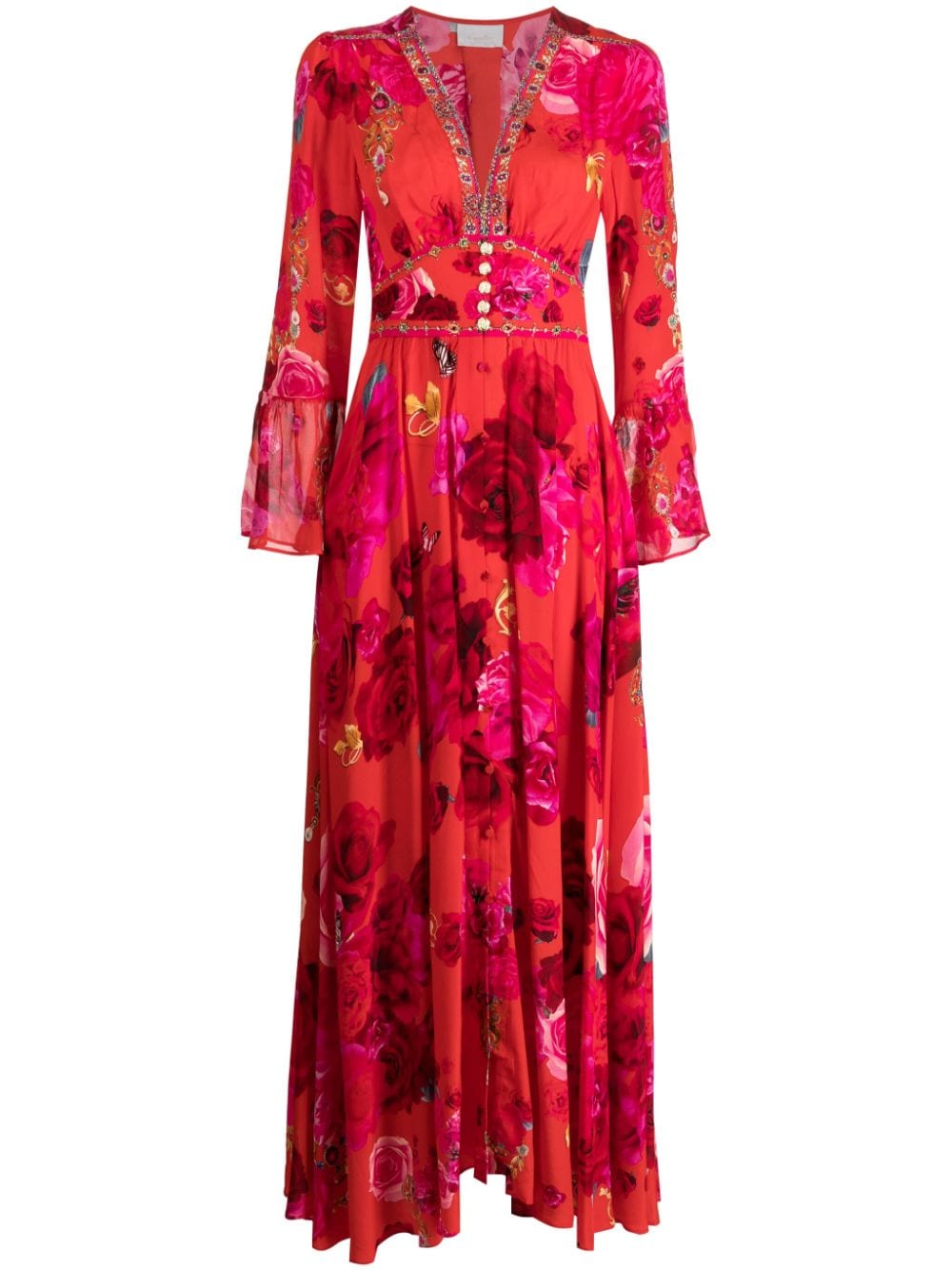 Camilla floral silk maxi dress - Multicolour von Camilla