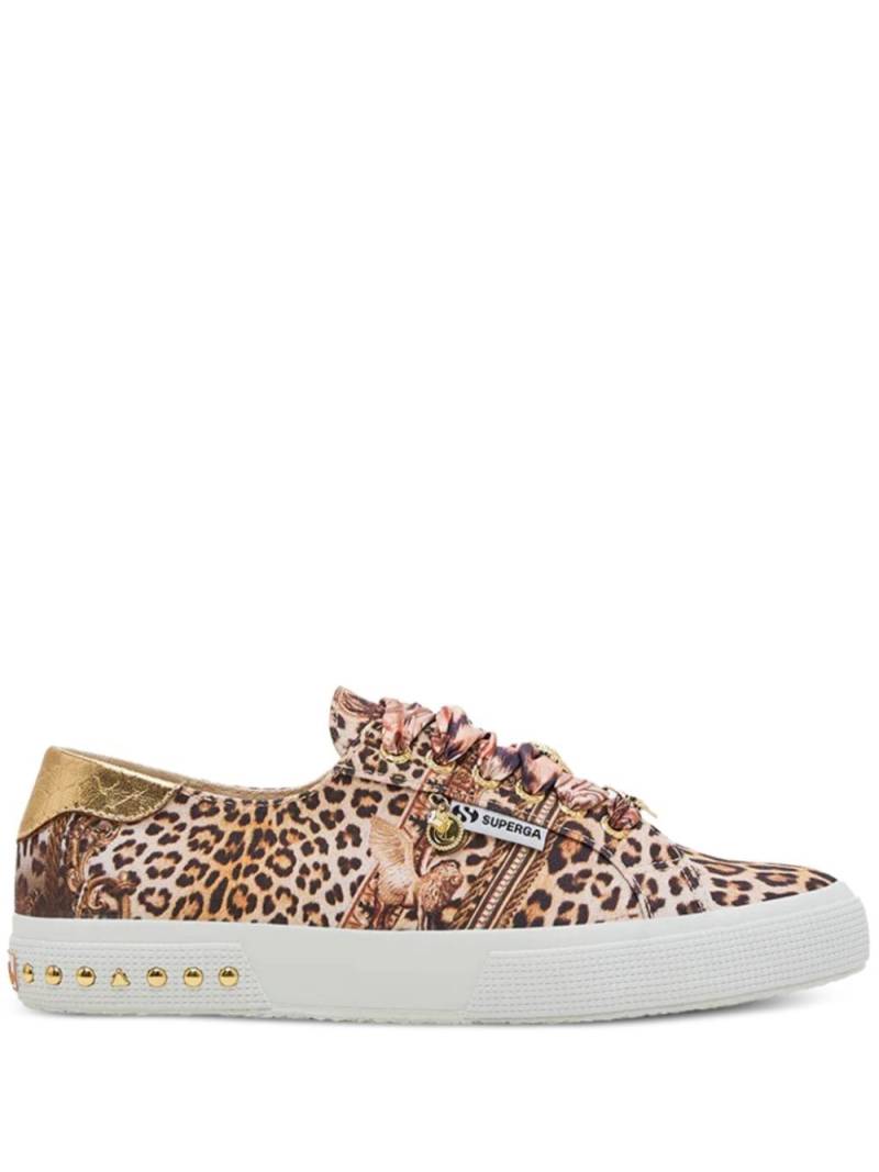 Camilla x Superga 2750 cotton sneakers - Brown von Camilla