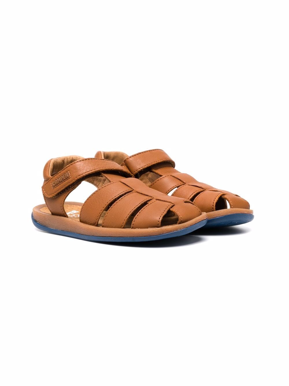 Camper Kids Bicho leather sandals - Brown von Camper Kids