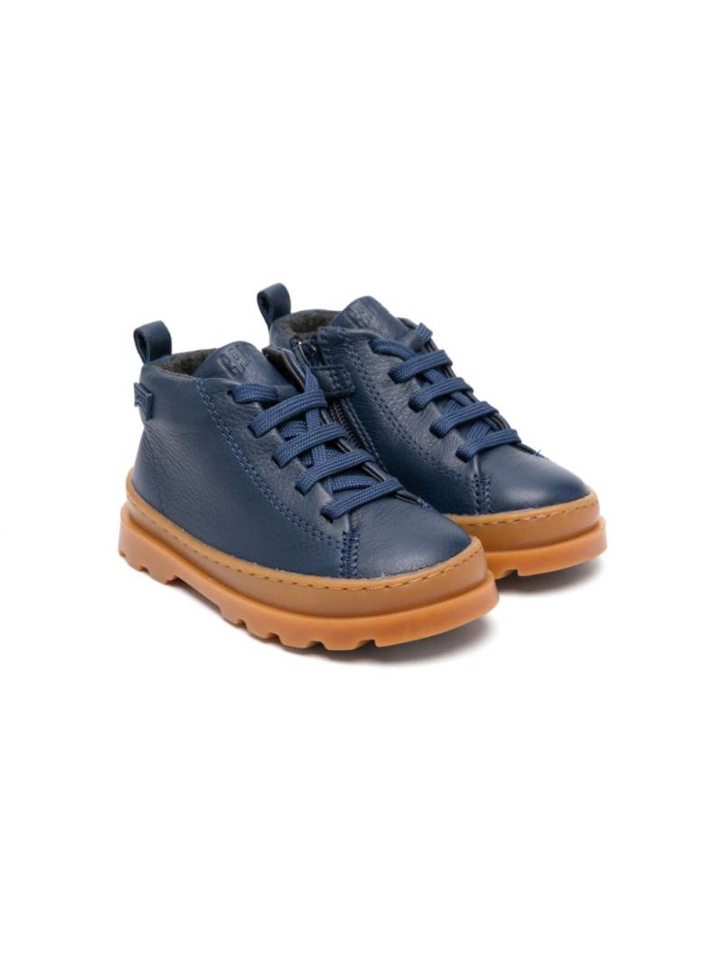 Camper Kids Brutus leather boots - Blue von Camper Kids