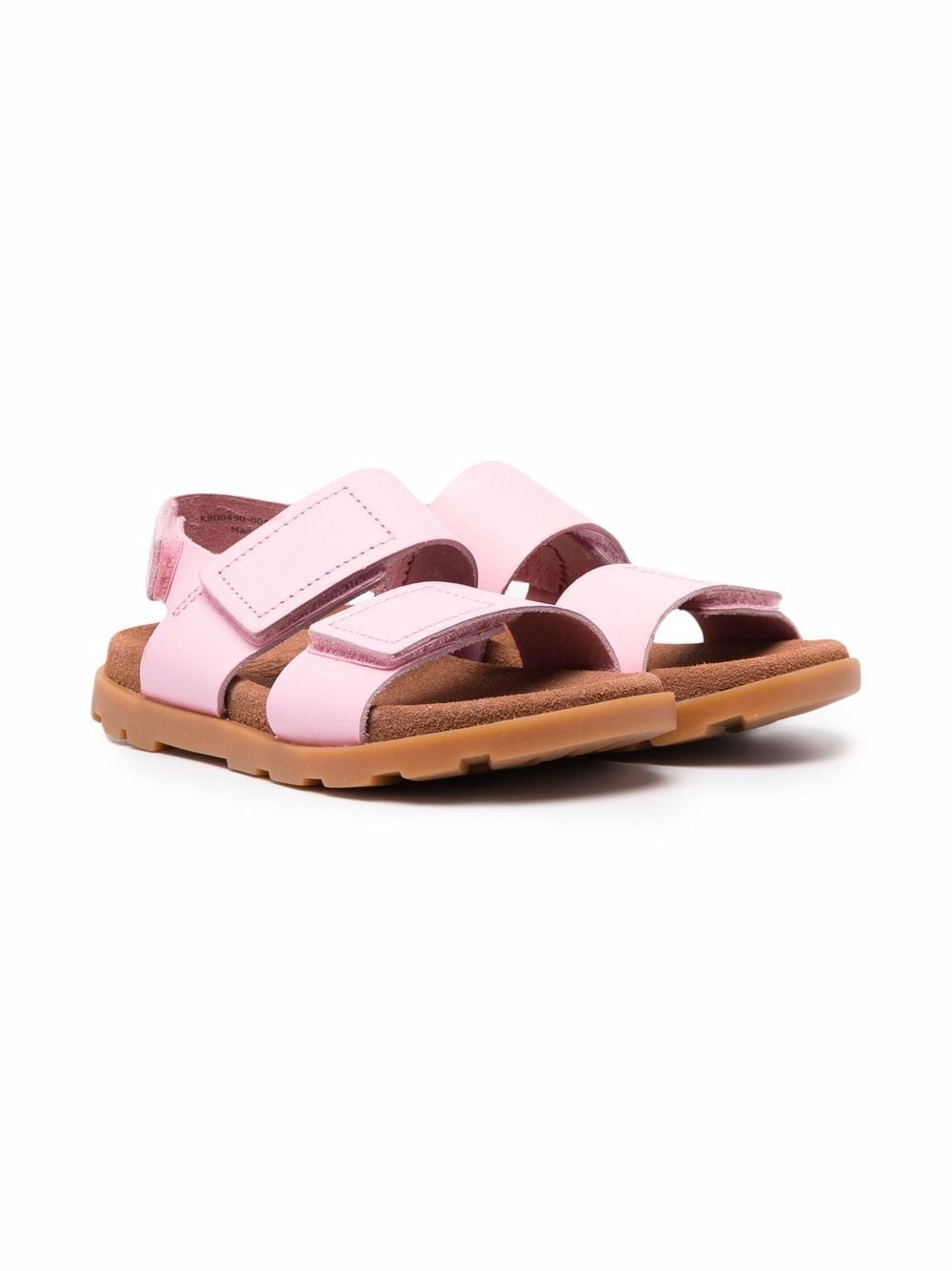 Camper Kids Brutus touch-strap leather sandals - Pink von Camper Kids