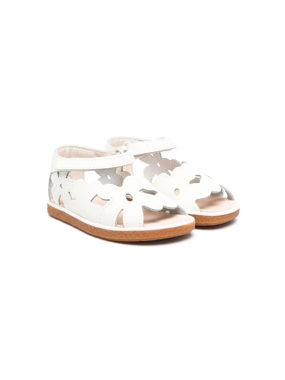 Camper Kids Milo cut-out sandals - White von Camper Kids