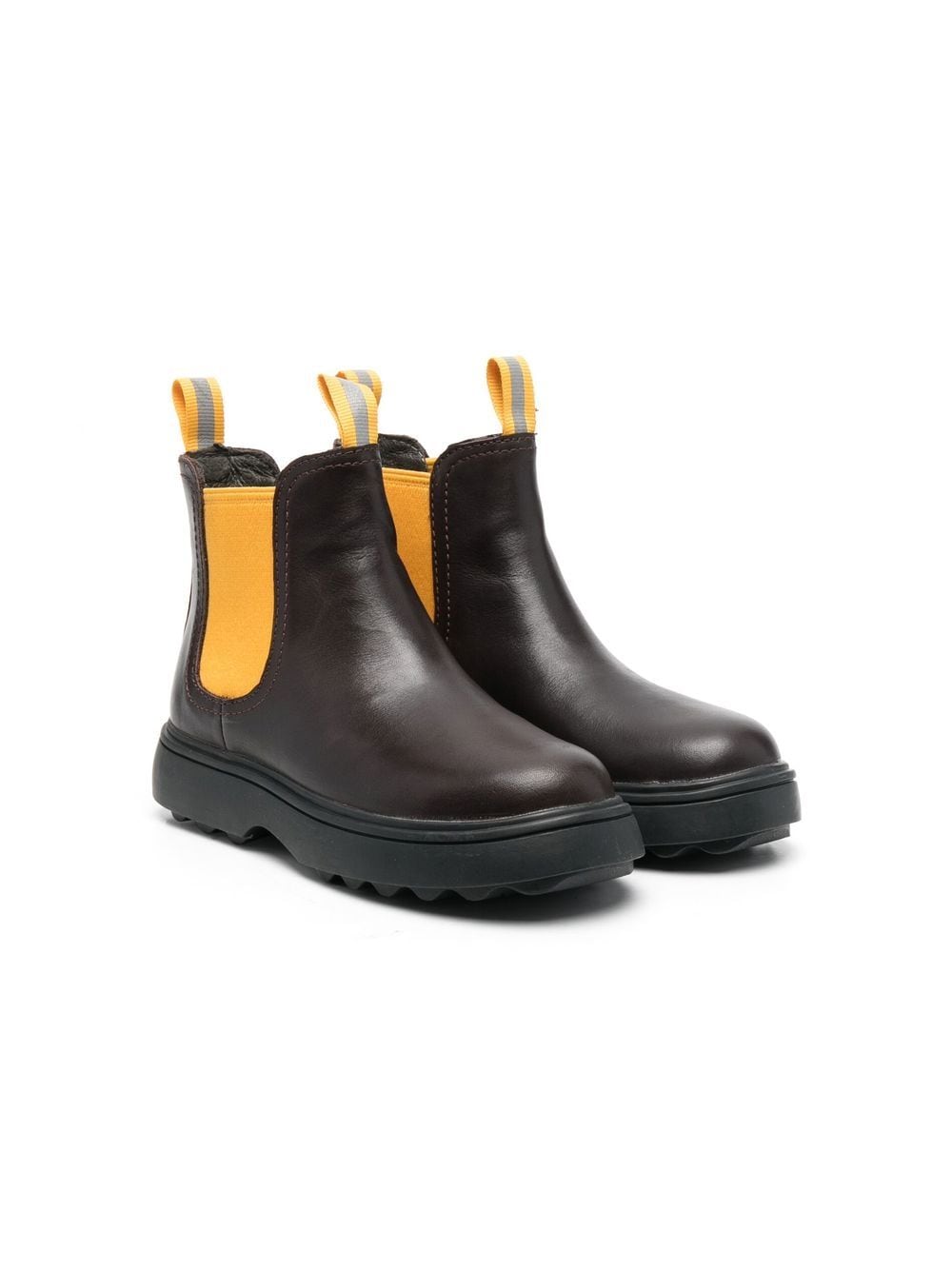 Camper Kids Norte leather chelsea boots - Brown von Camper Kids