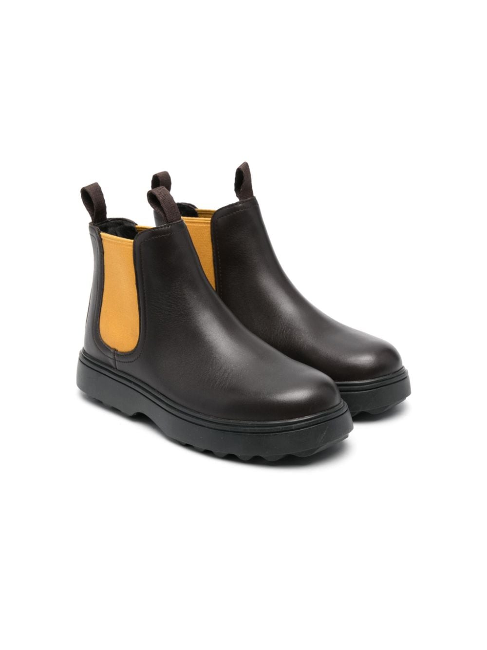 Camper Kids Norte leather chelsea boots - Brown von Camper Kids