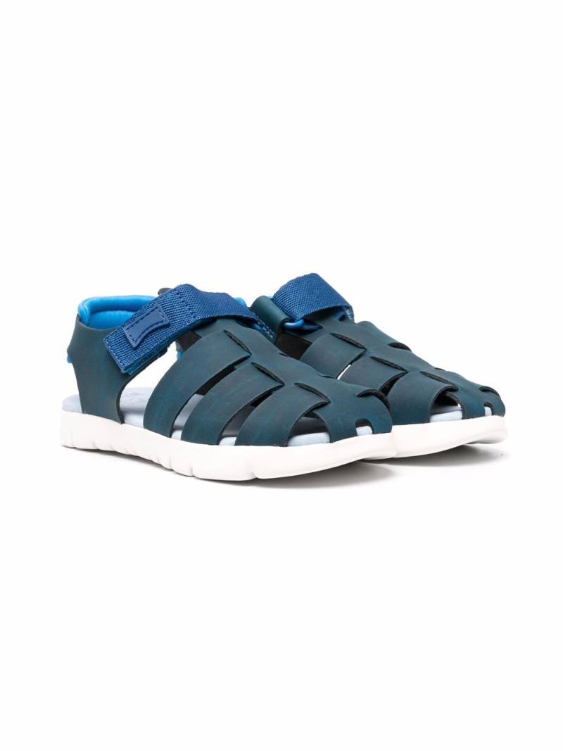 Camper Kids Oruga leather sandals - Blue von Camper Kids