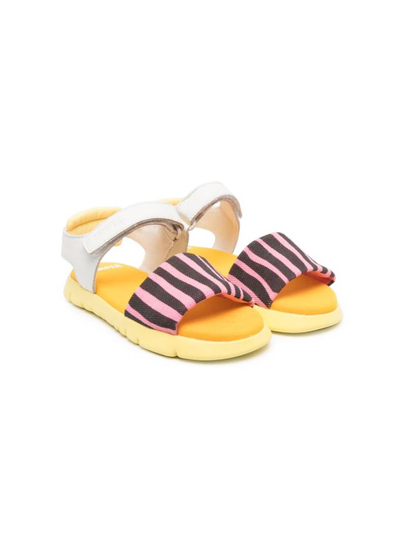 Camper Kids Oruga leather sandals - Yellow von Camper Kids