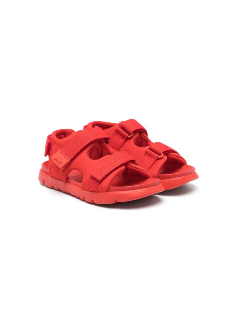 Camper Kids Oruga logo-embossed sandals - Red von Camper Kids